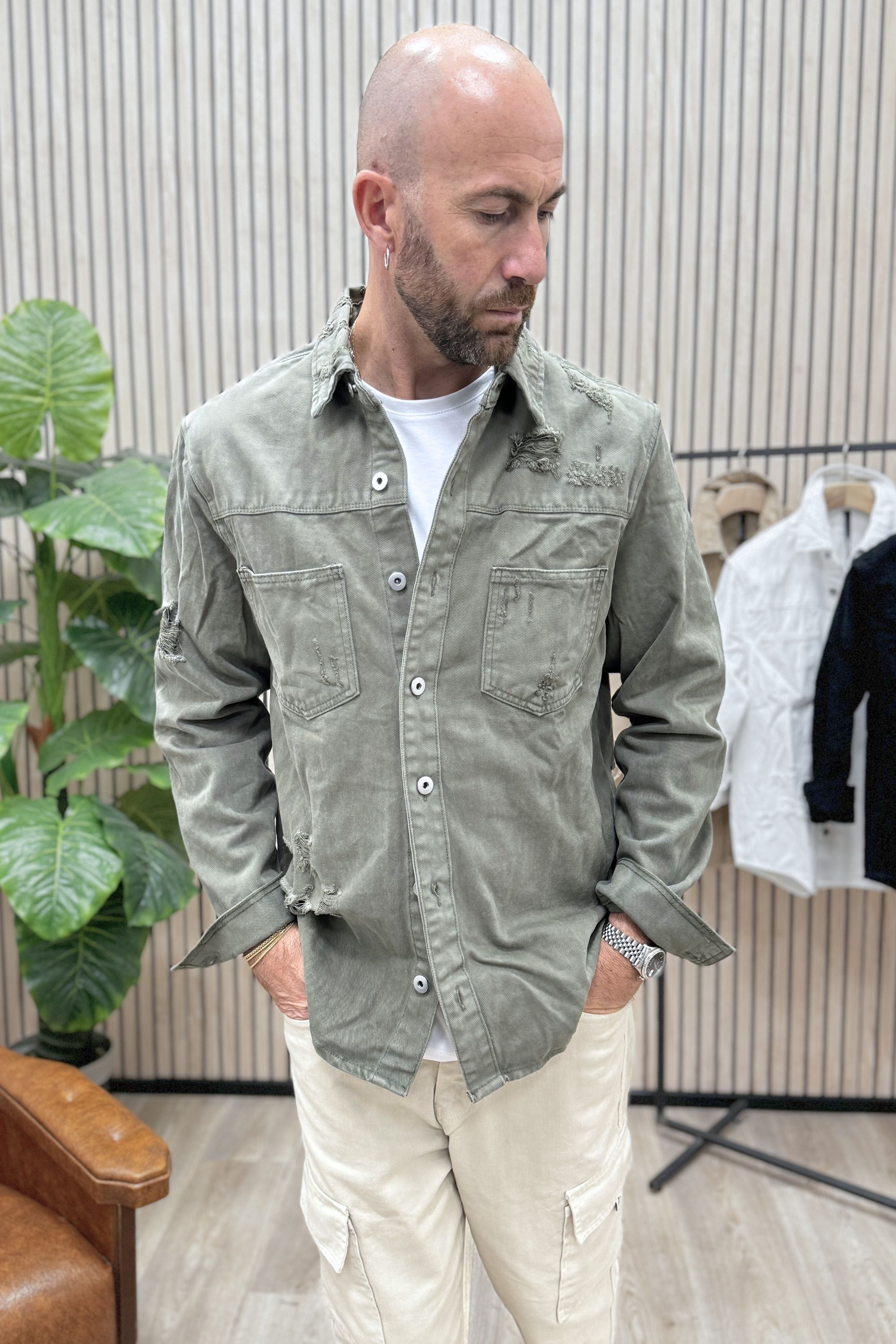 Camicione Jeans Verdone