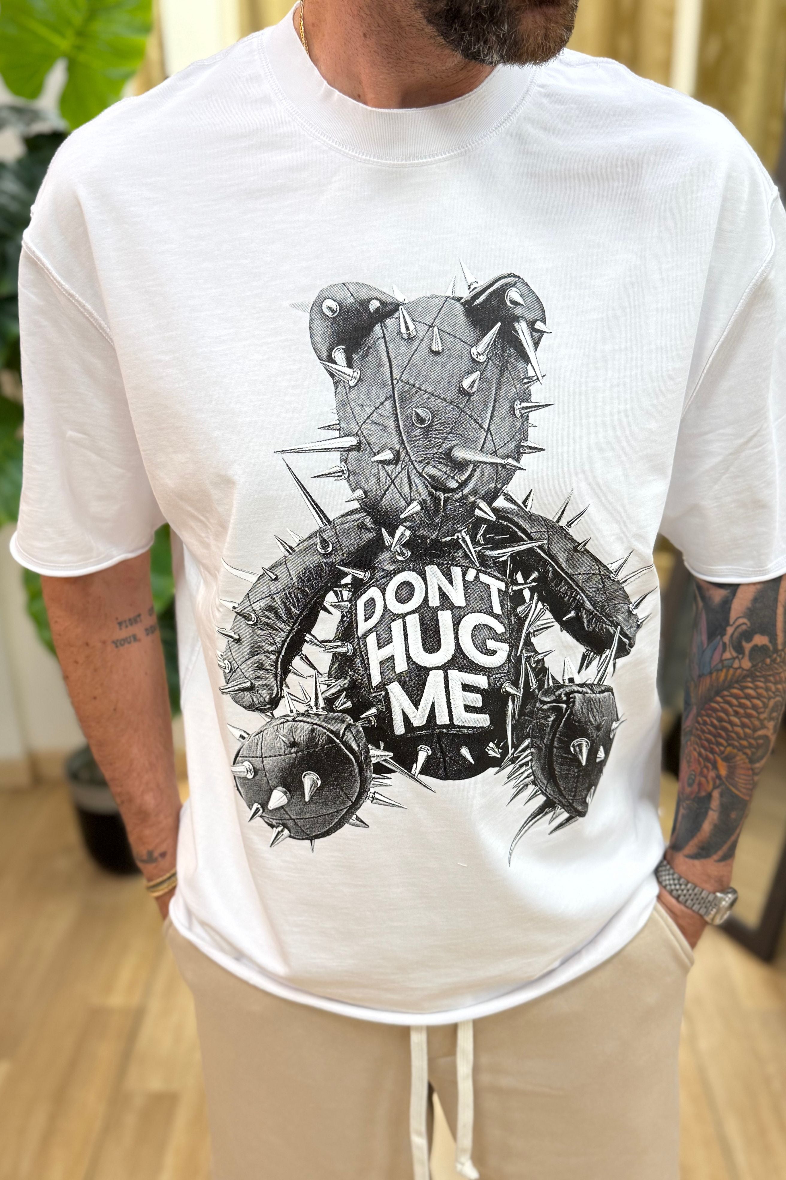 T-Shirt Bear Bianco