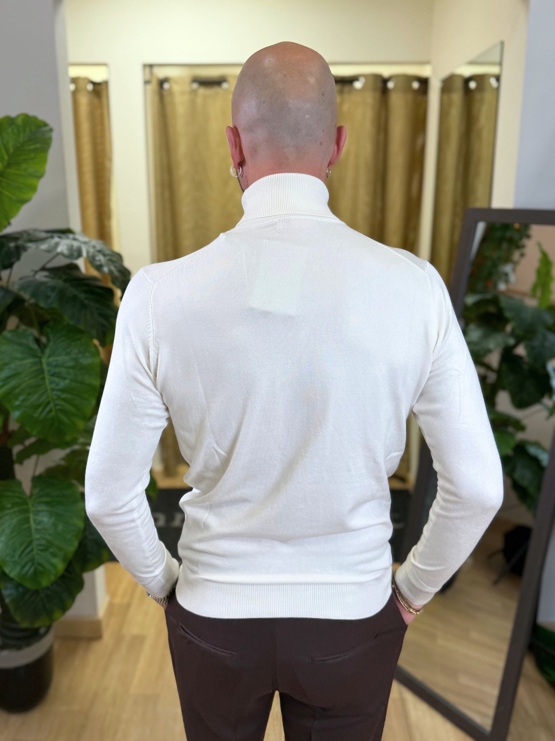 Maglia ColloAlto Bianco