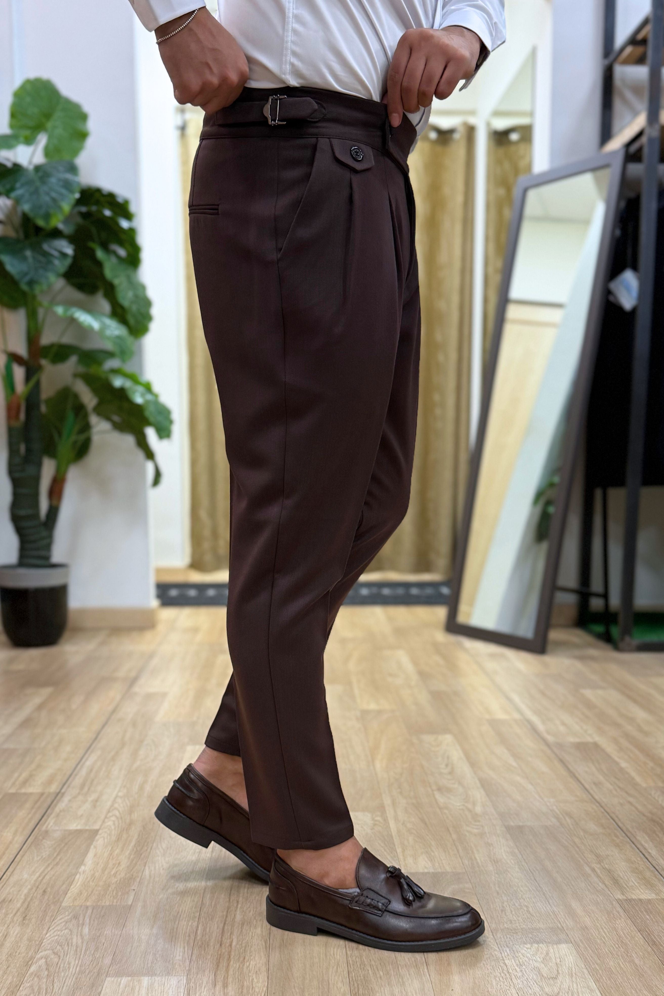 Pantalone MonteCarlo Marrone