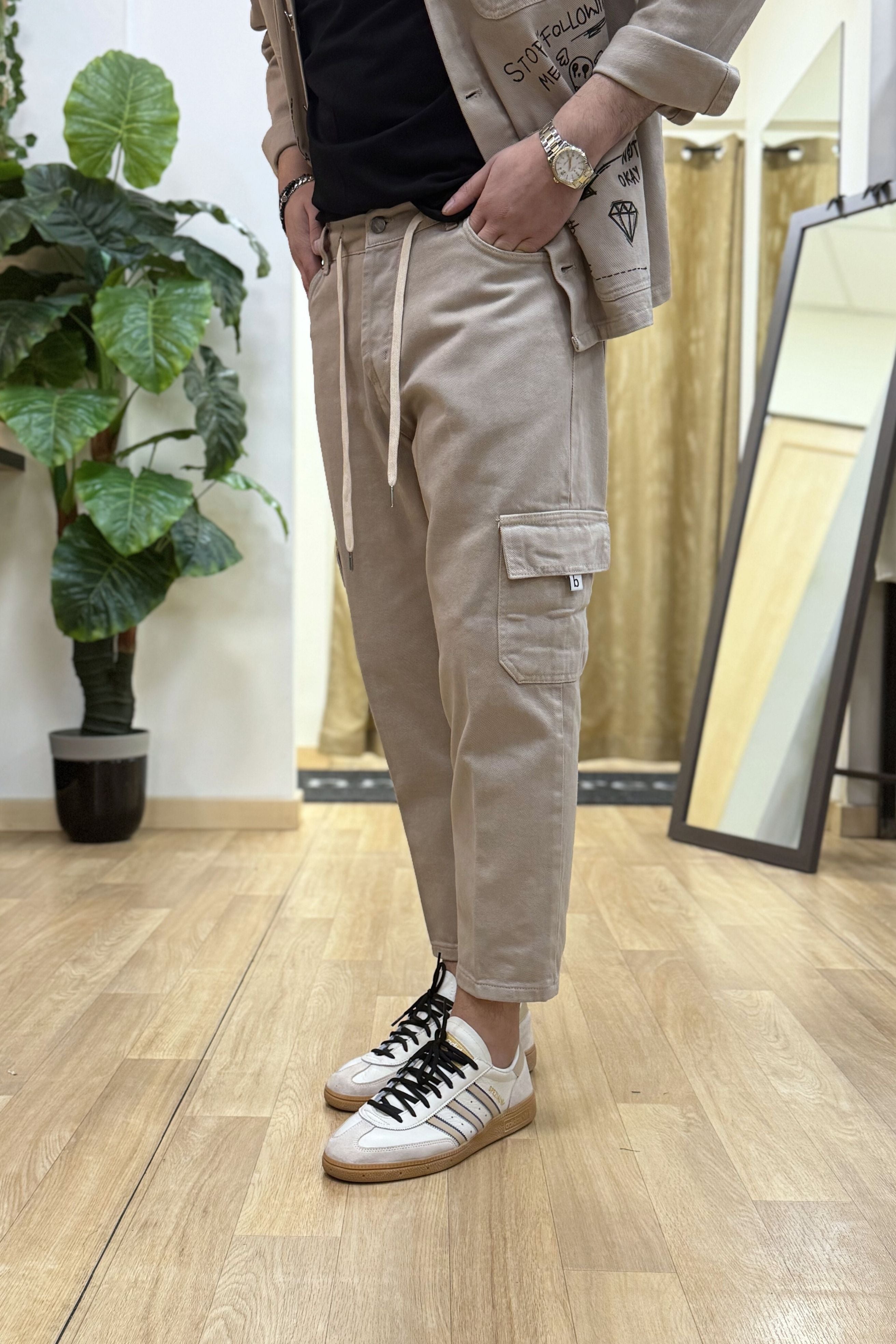 PantaJeans Cargo Different Beige