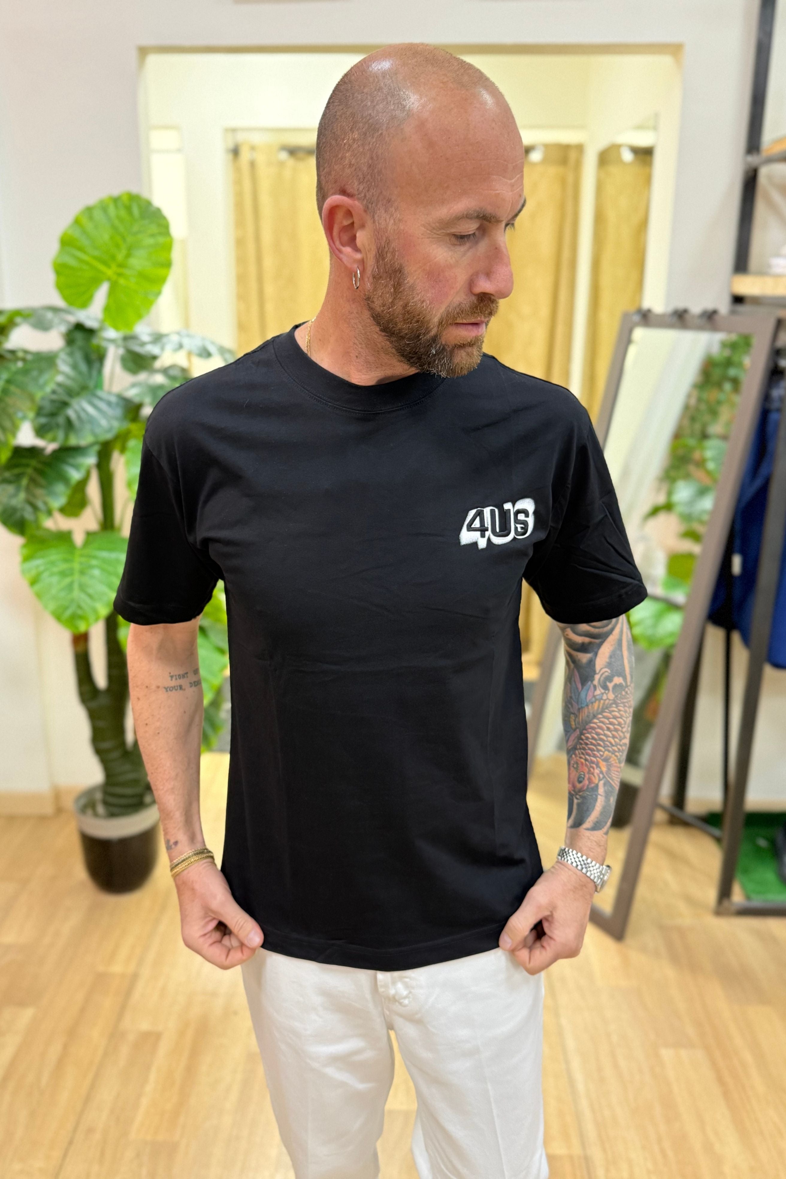 T-Shirt Basic 4US Nero