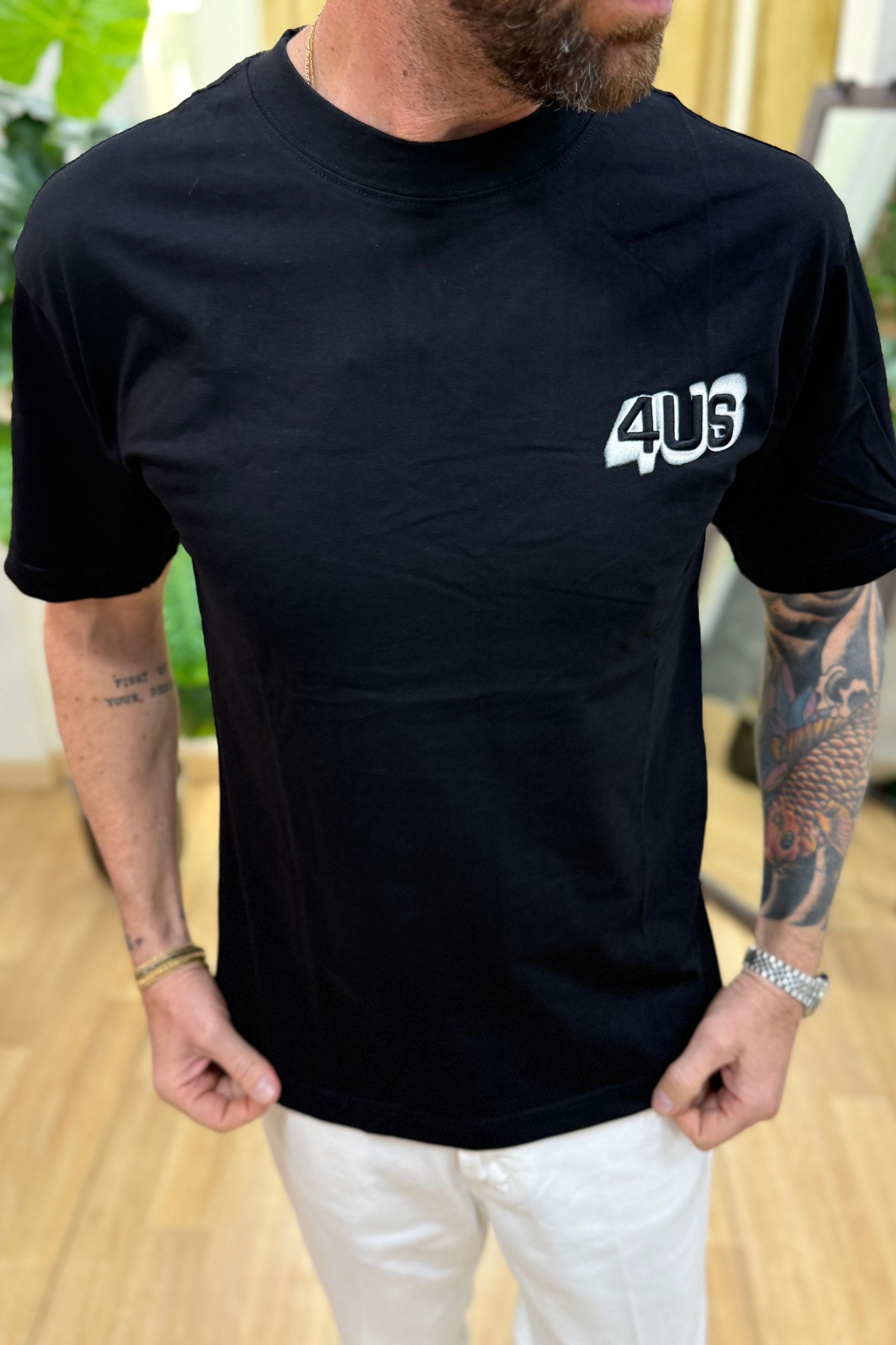 T-Shirt Basic 4US Nero