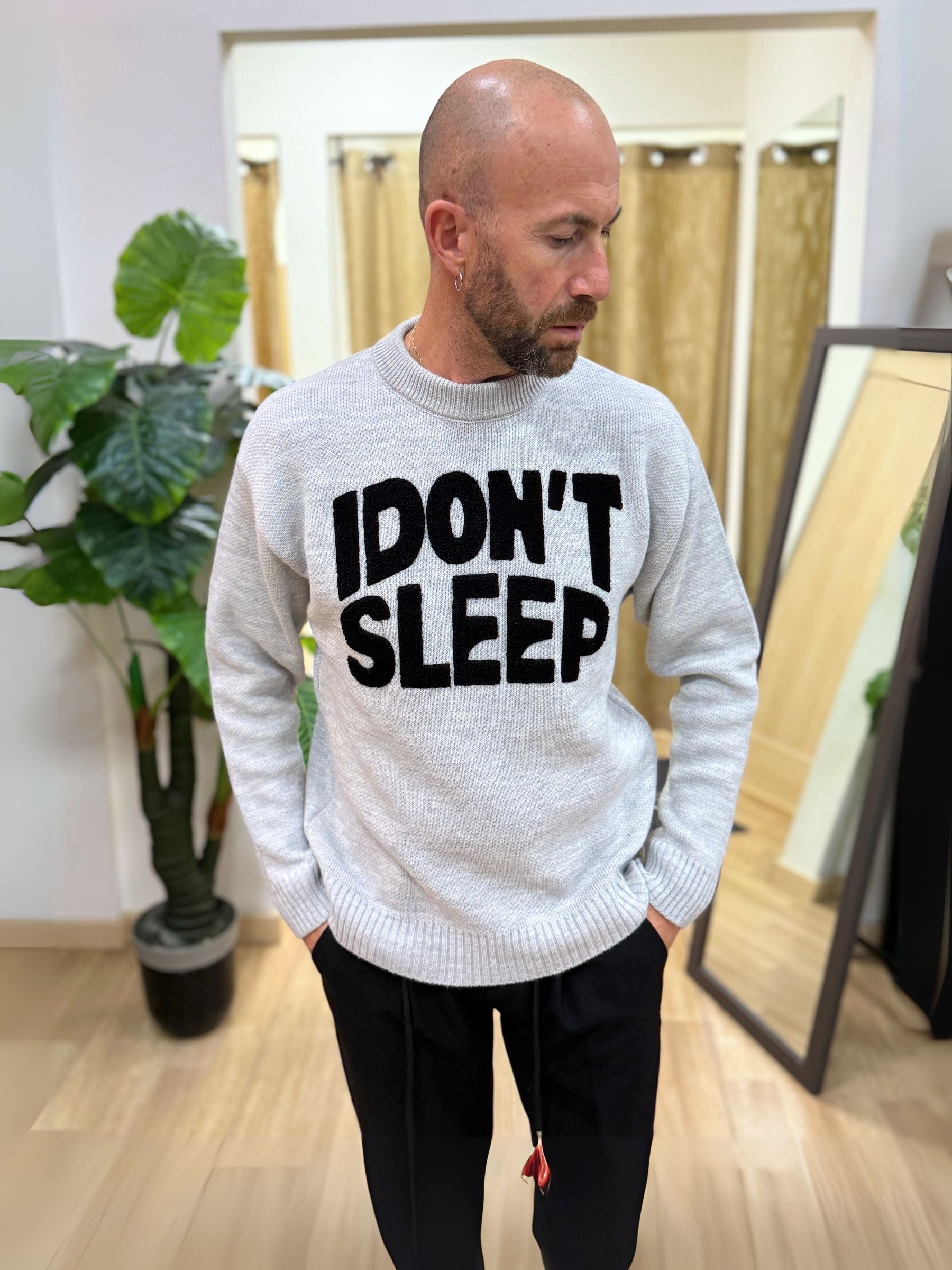 Maglioncino Girogola Sleep Grigio