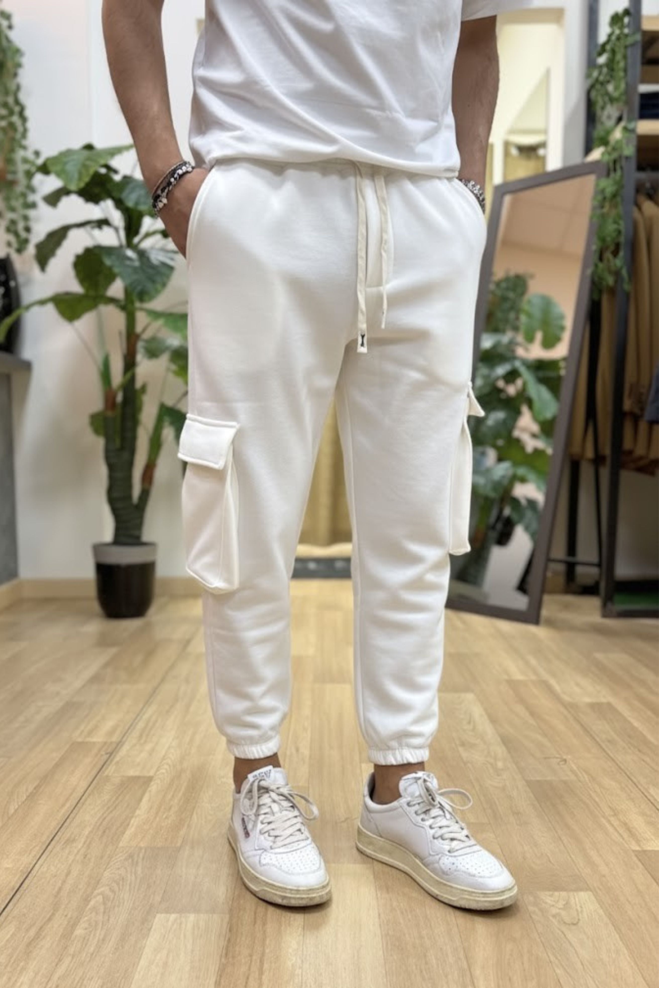 PantaCargo Tuta bianco