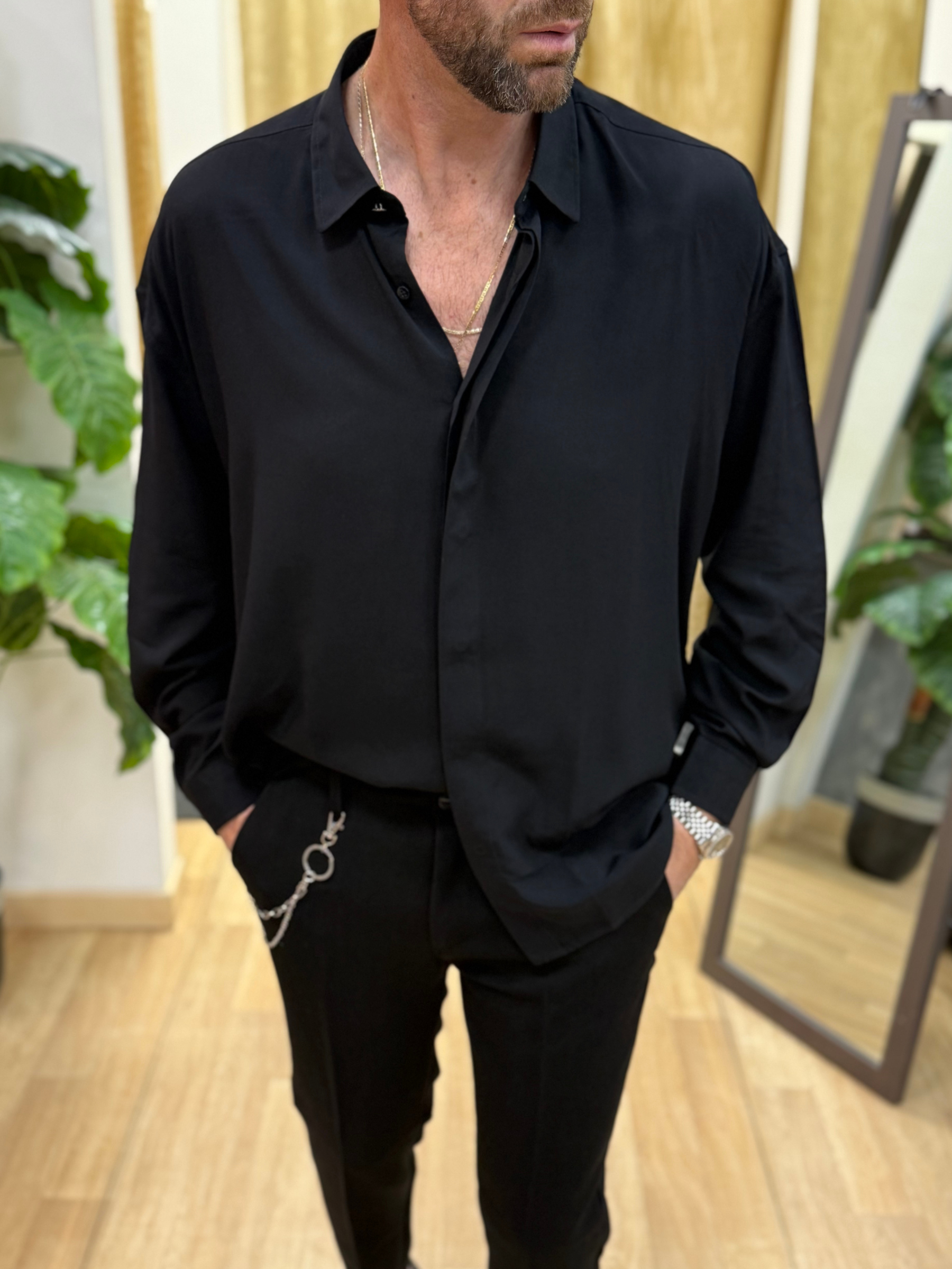Camicia Over Pampero Nero
