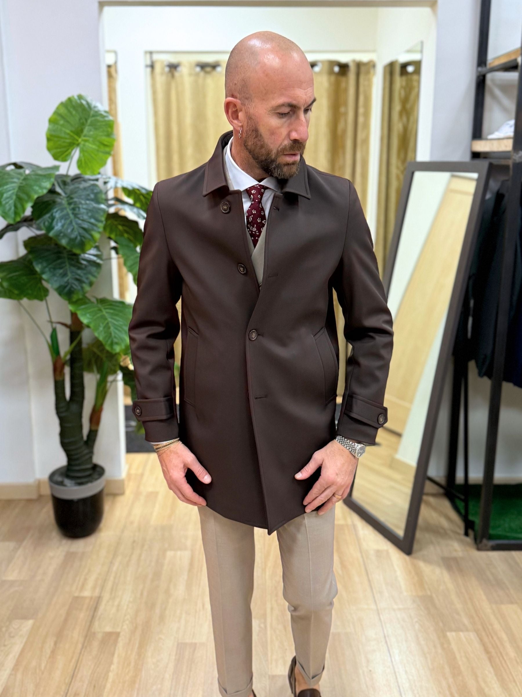 Trench Muster Marrone