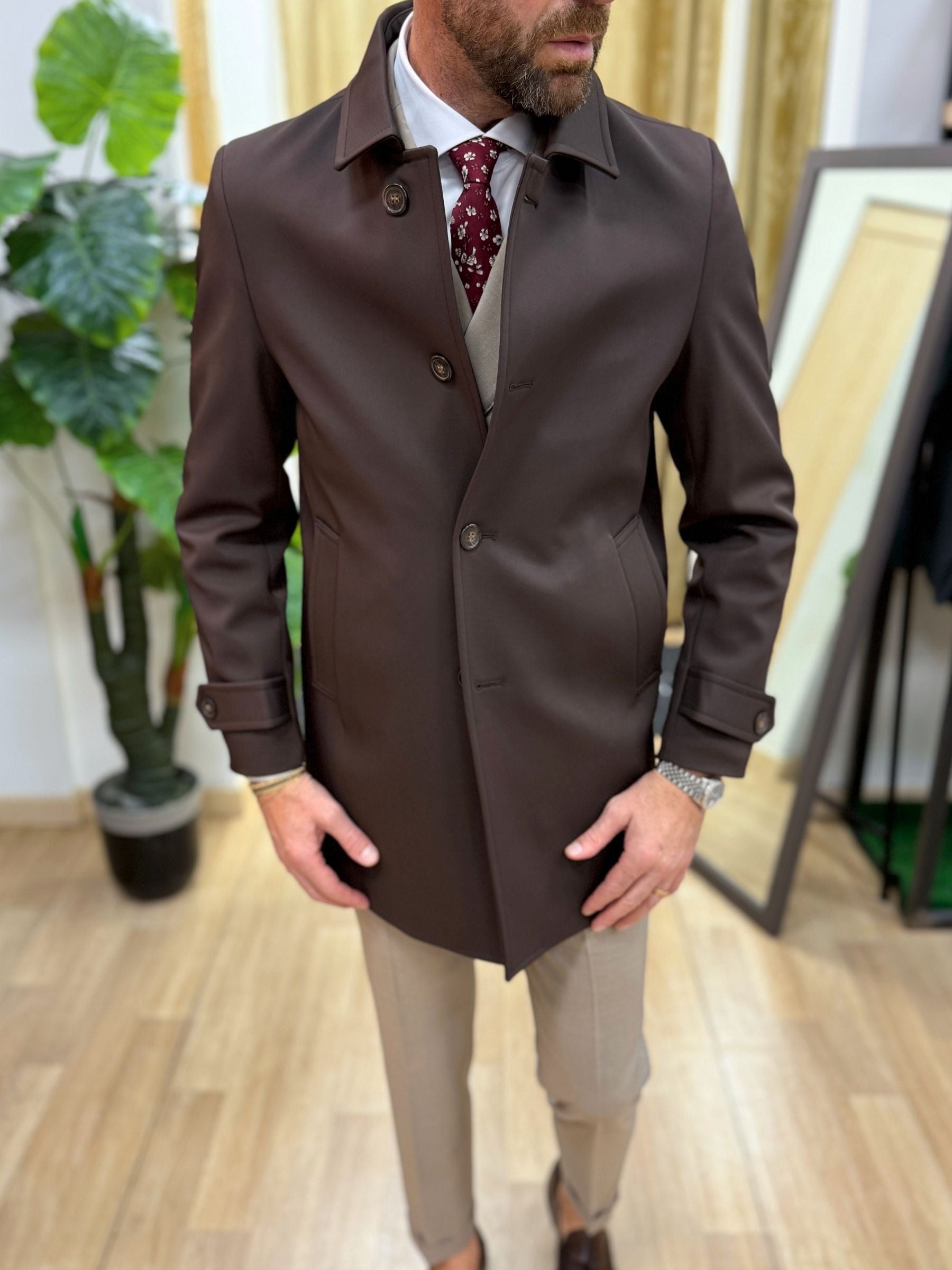 Trench Muster Marrone