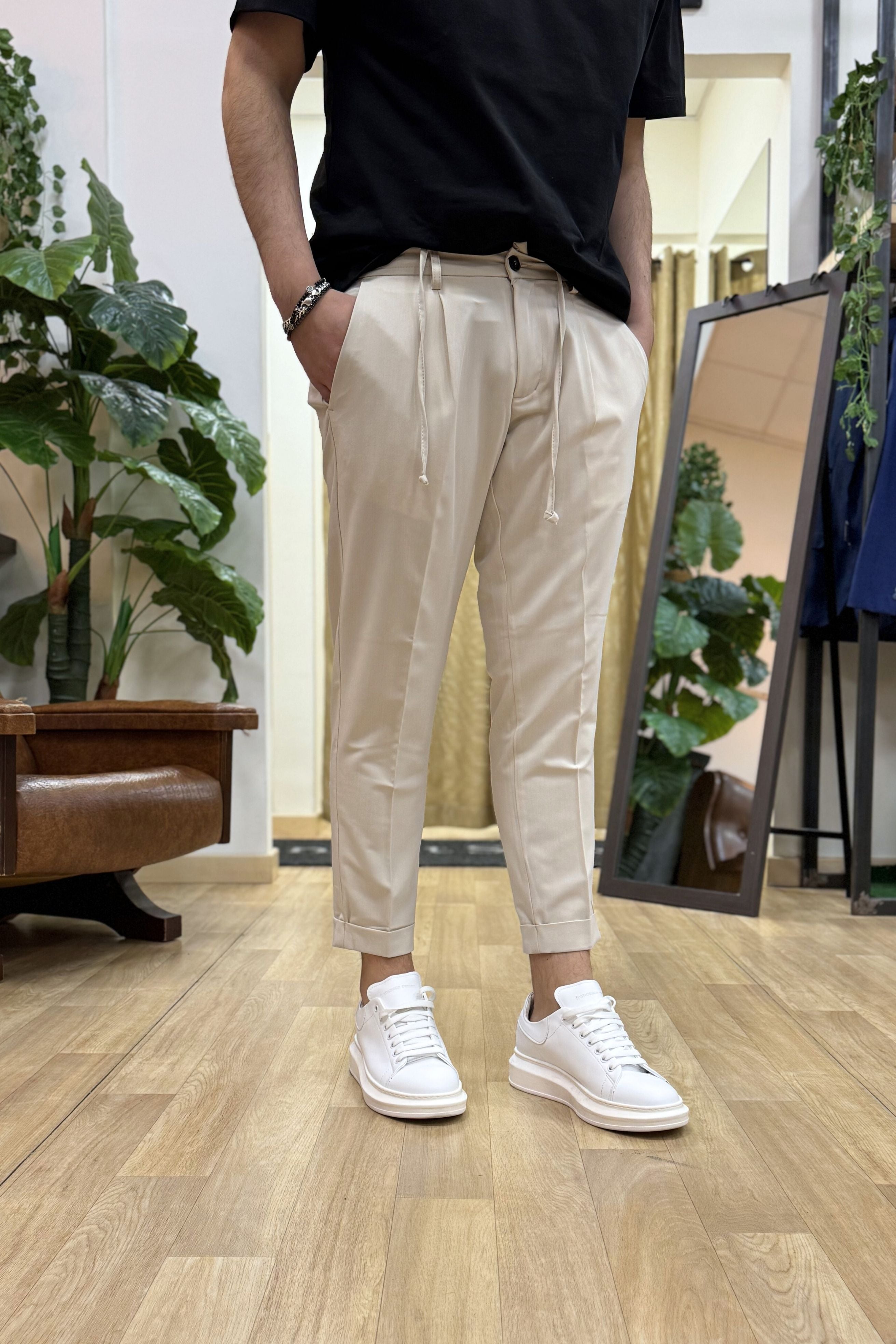 Pantalone Milano Capri Beige