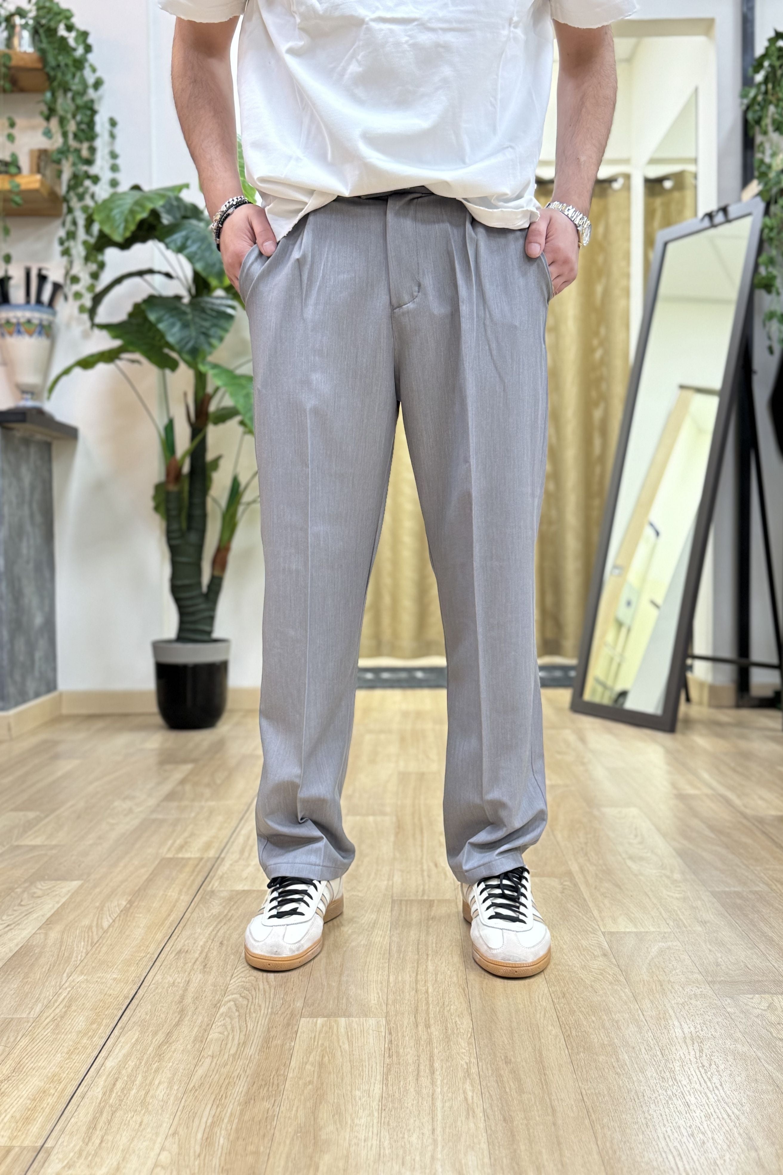Pantalone Felix Grigio