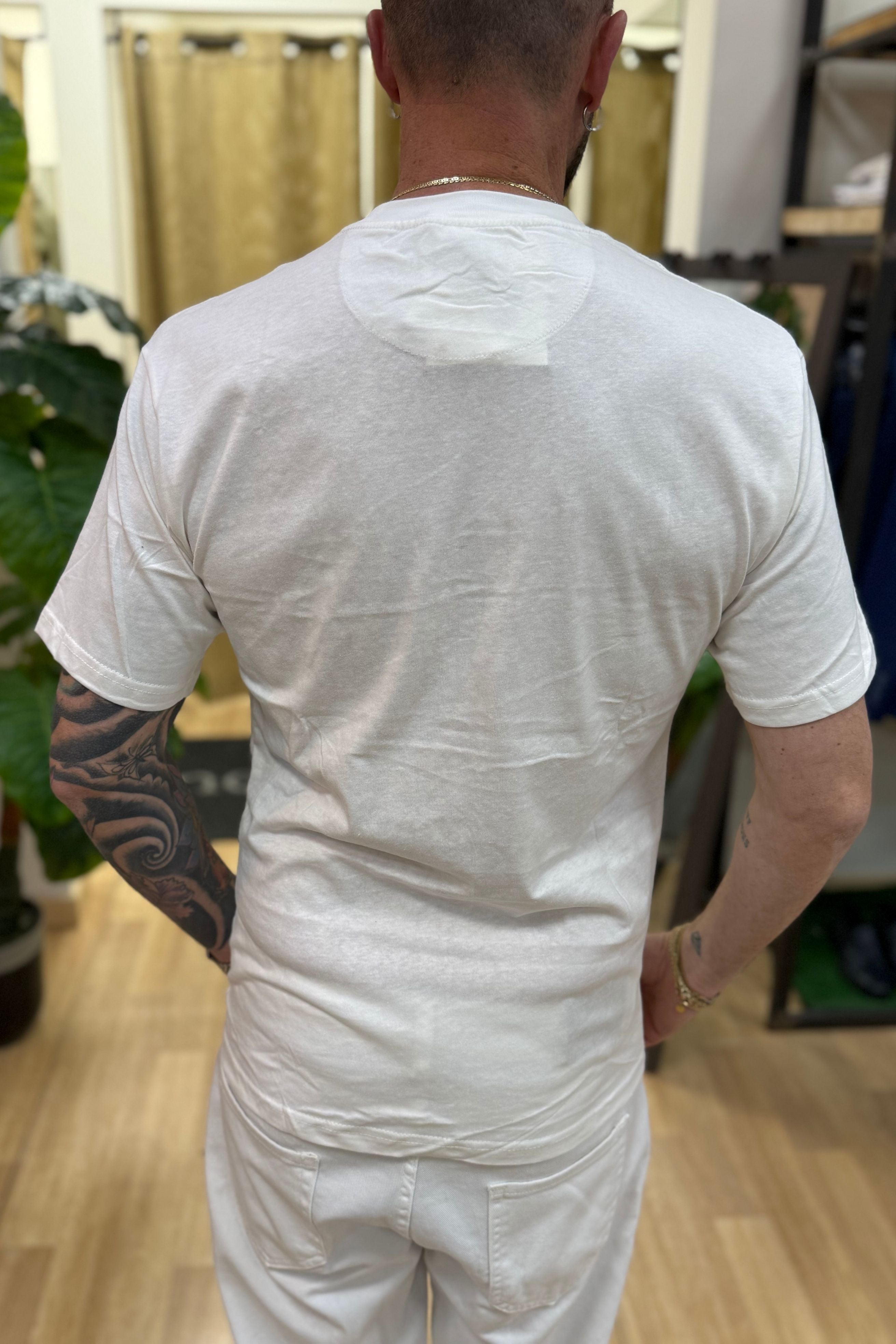T-Shirt Rainbow 4US Bianco