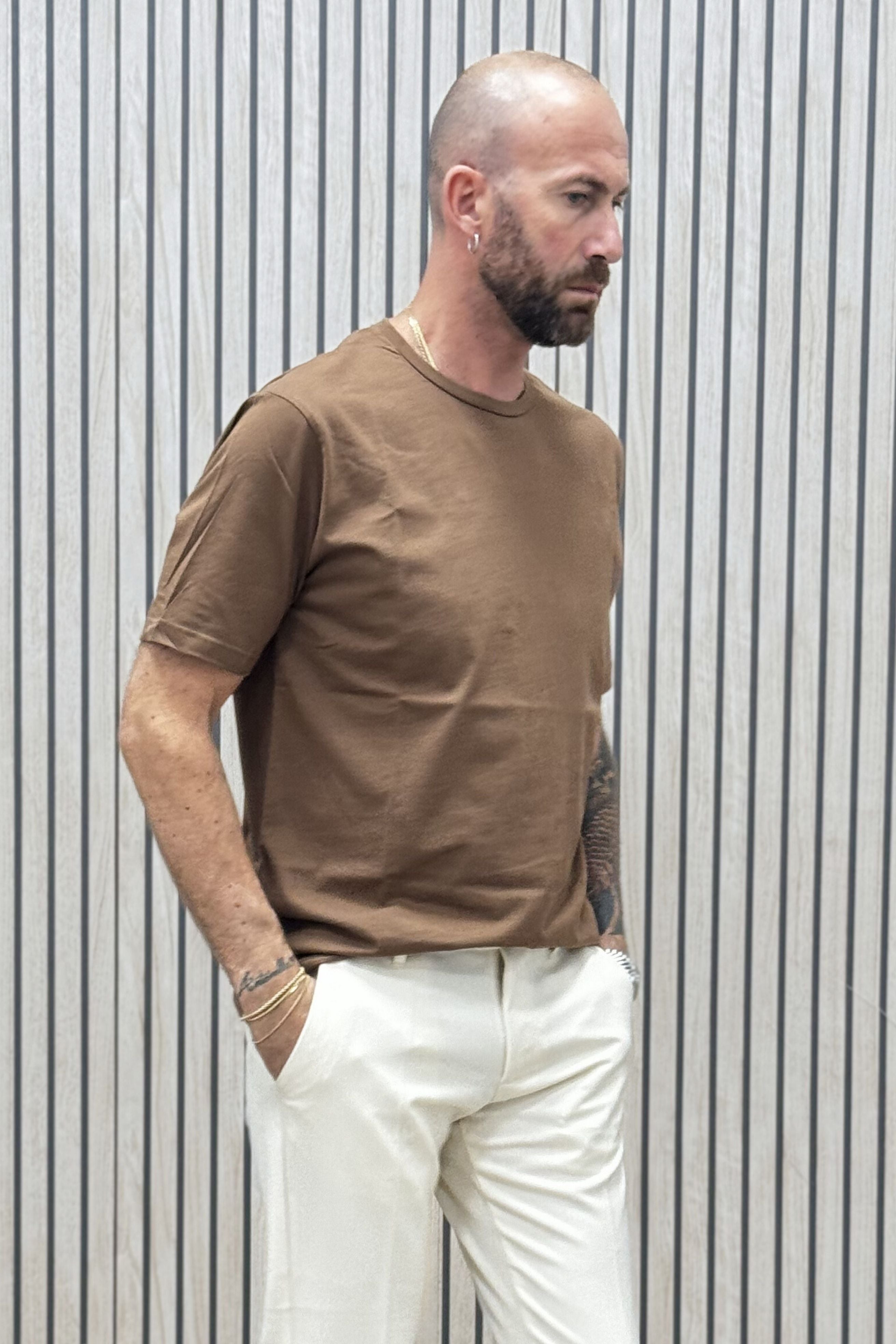 T-Shirt Basic Tabacco