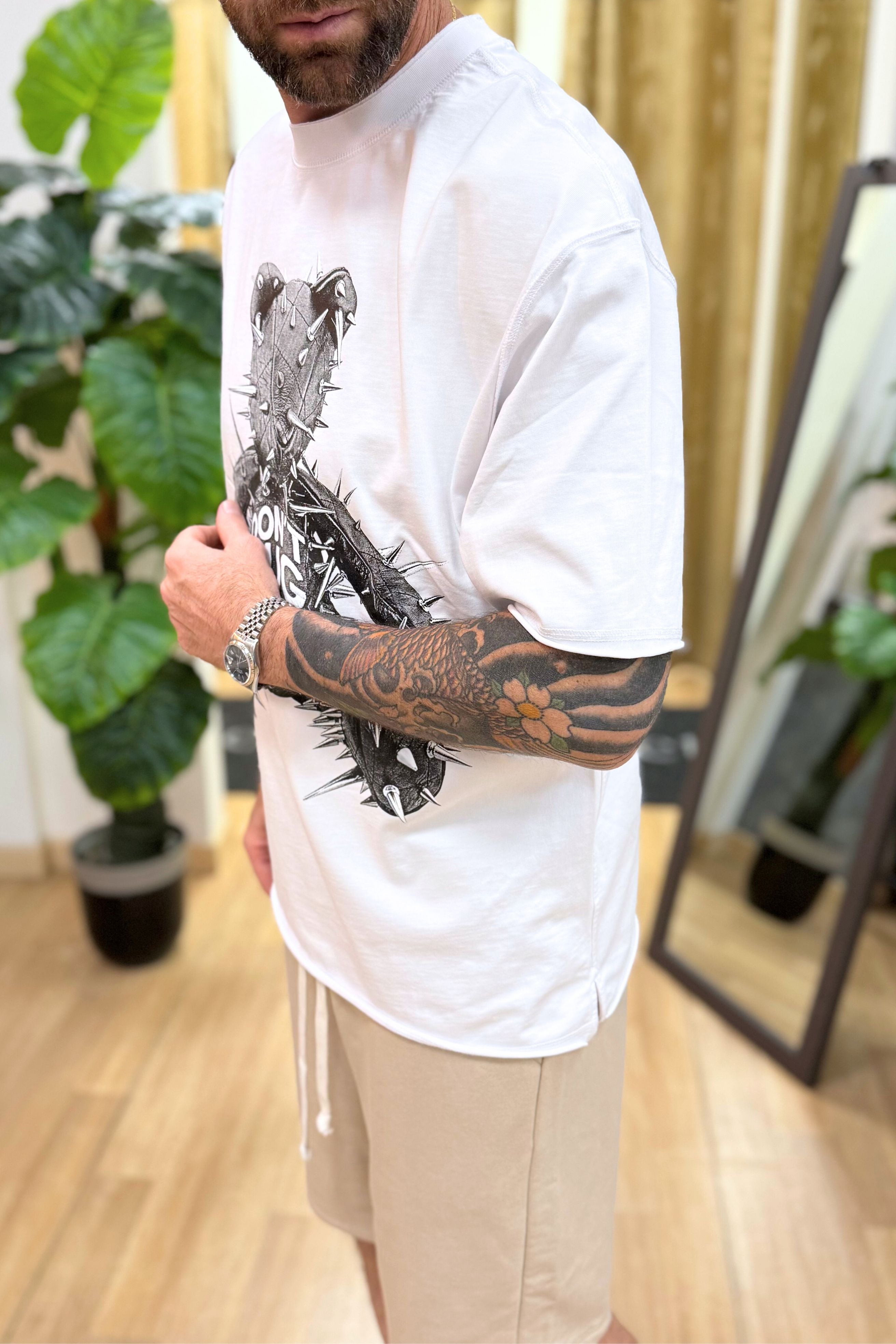 T-Shirt Bear Bianco