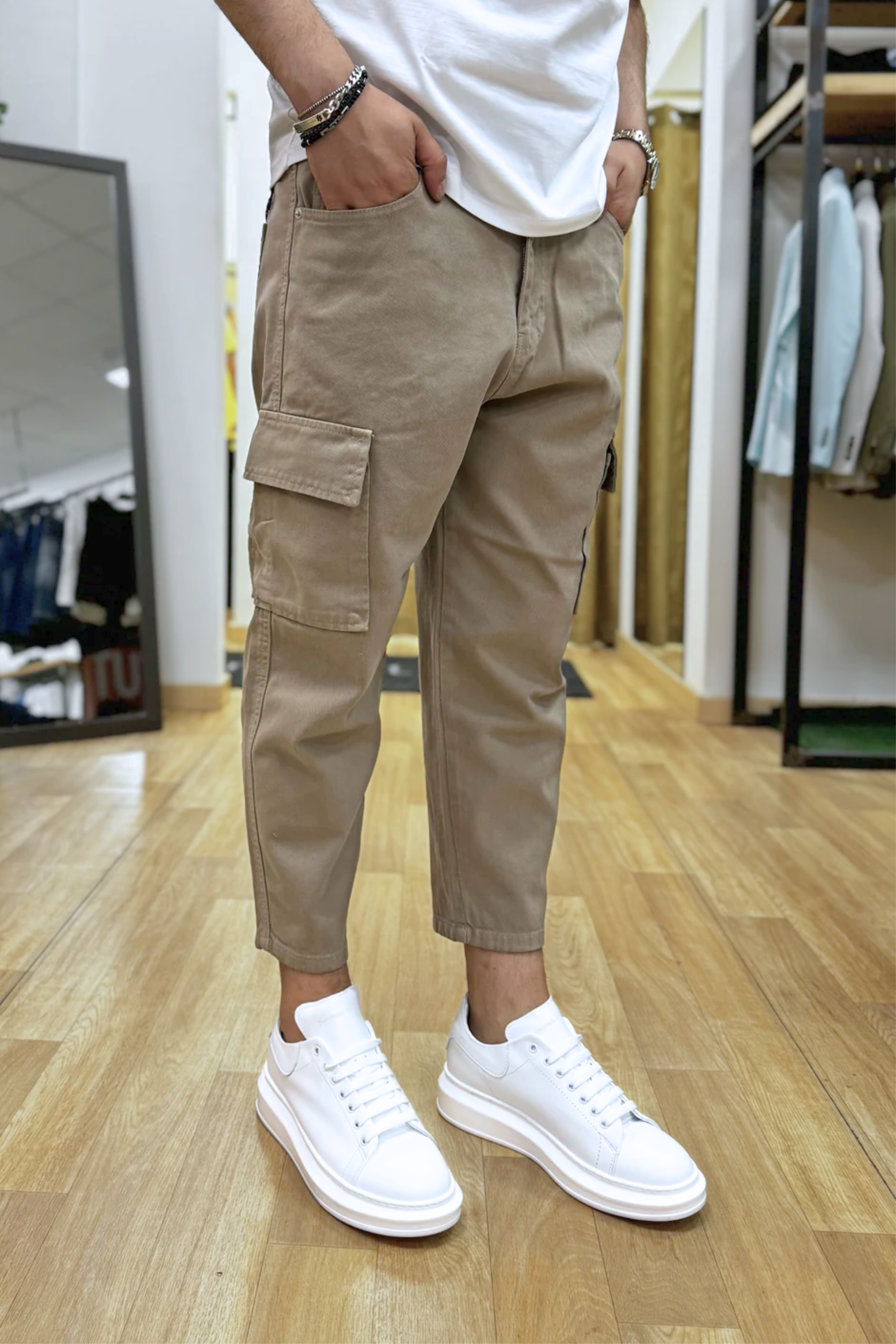 Jeans Cargo Different Fango