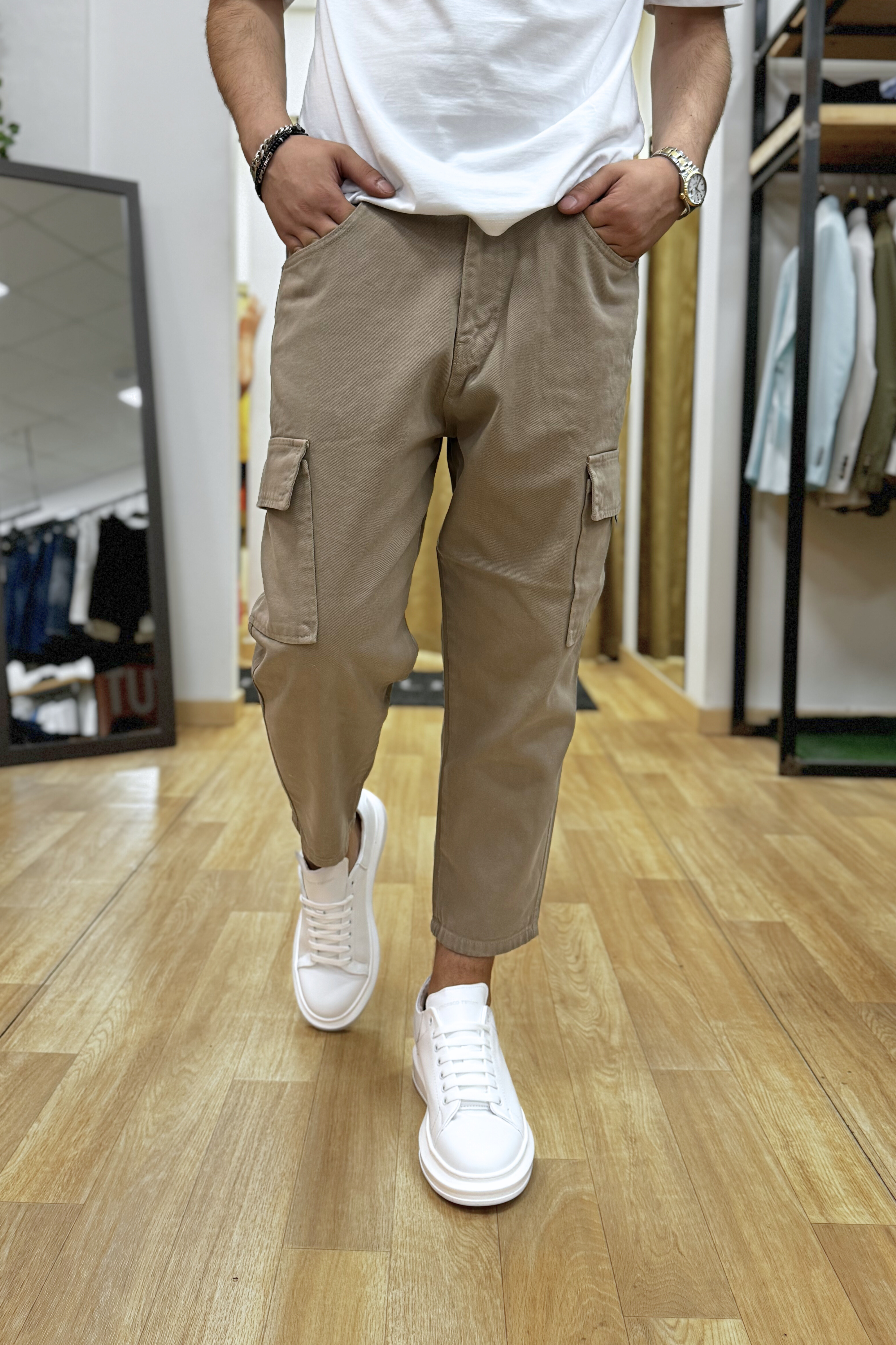 Jeans Cargo Different Fango