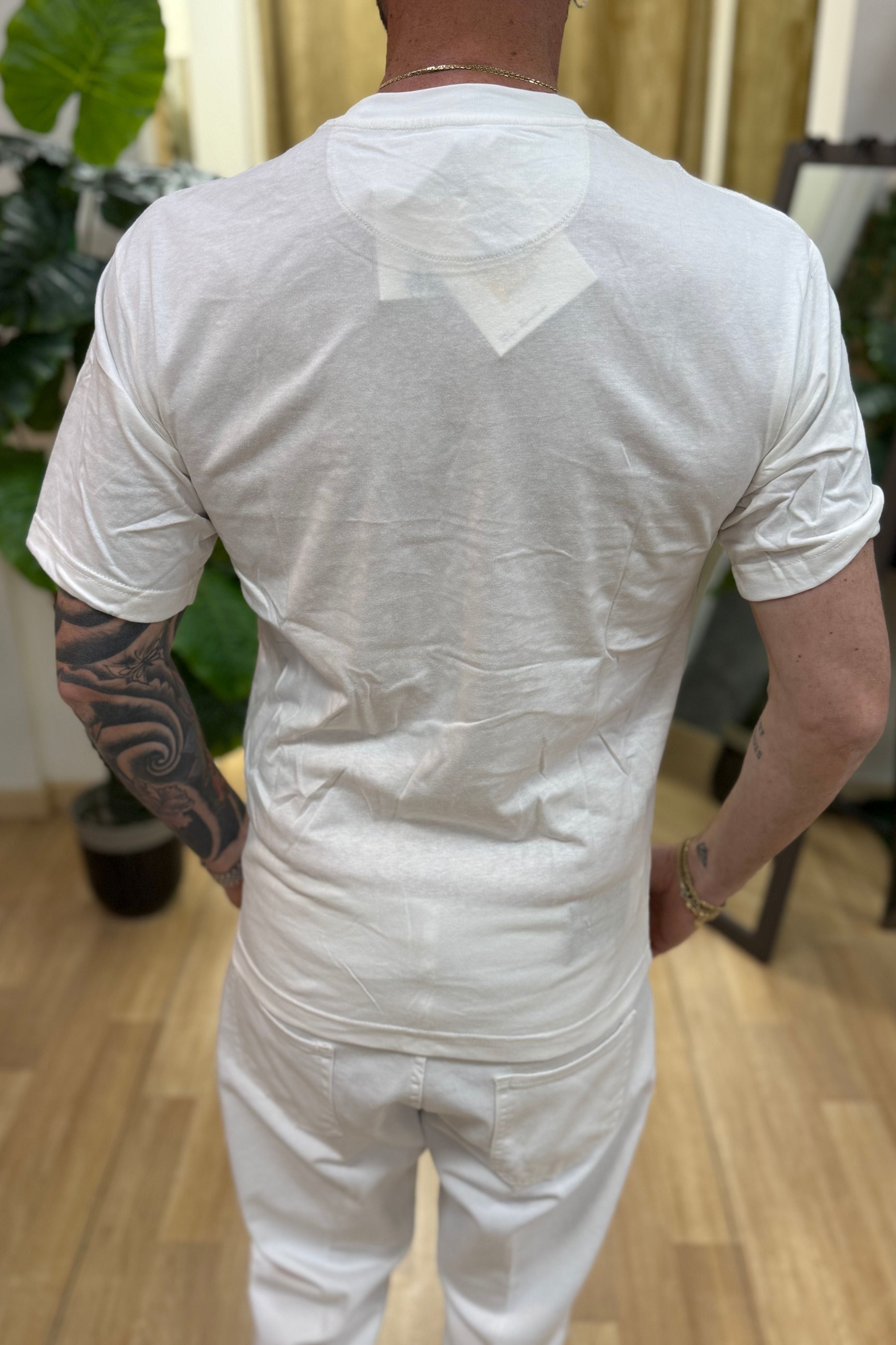 T-Shirt TV 4US Bianco
