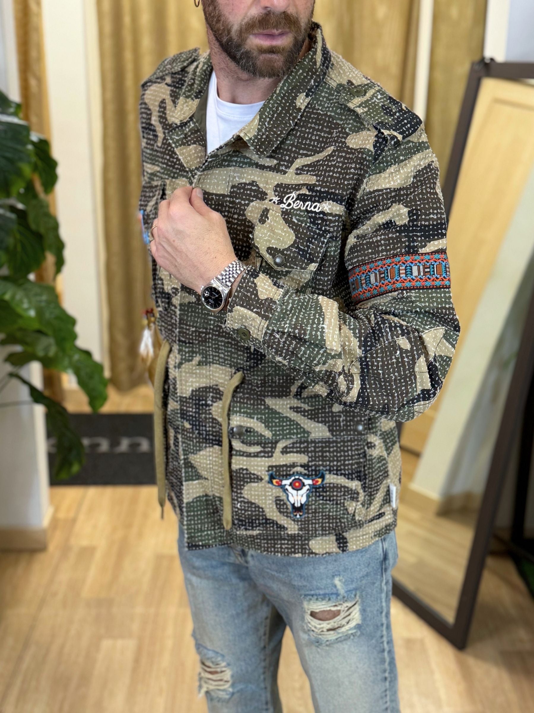 Camicione Berna Field Jacket Falco Camouflage