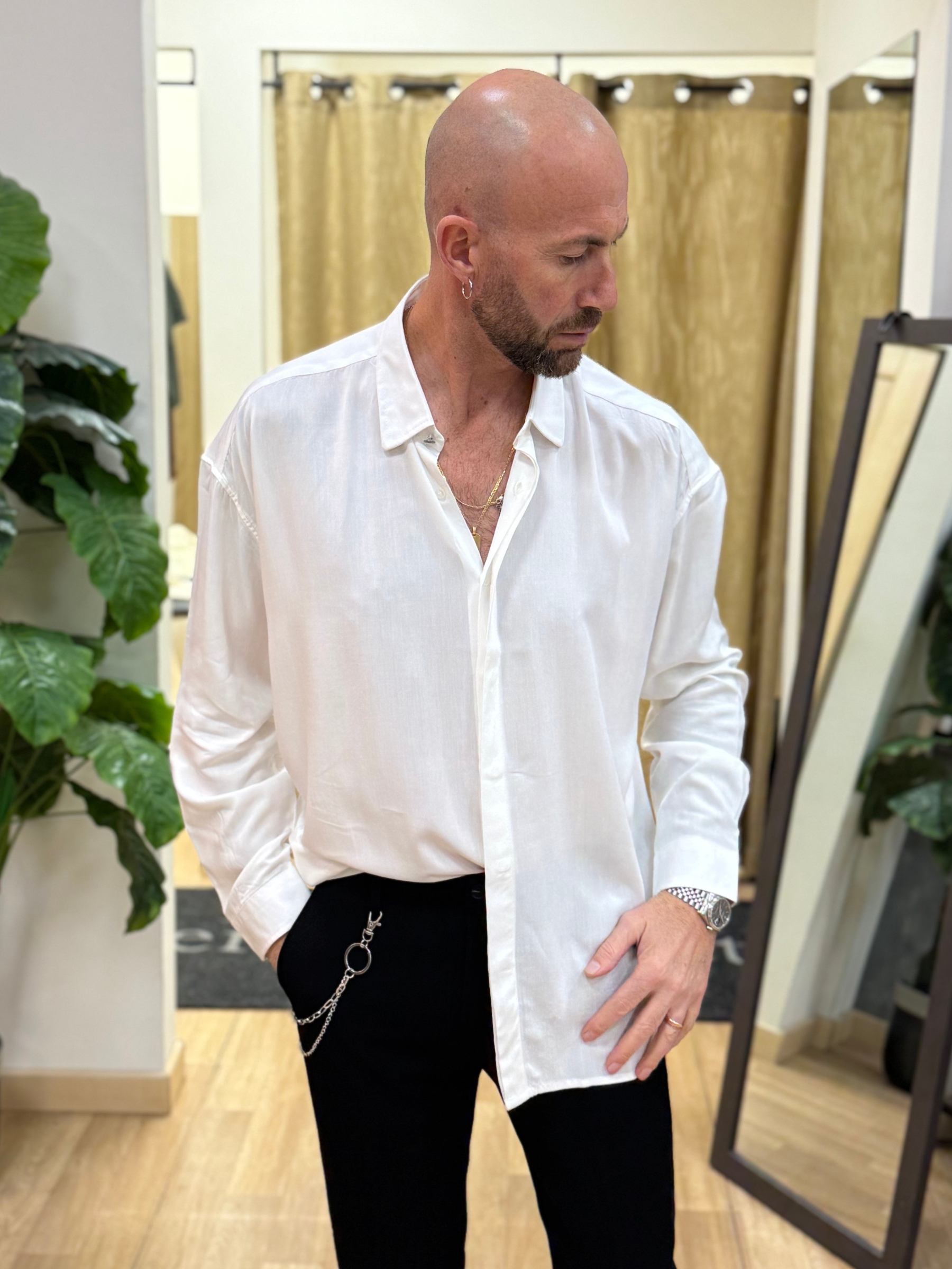 Camicia Over Pampero Bianca