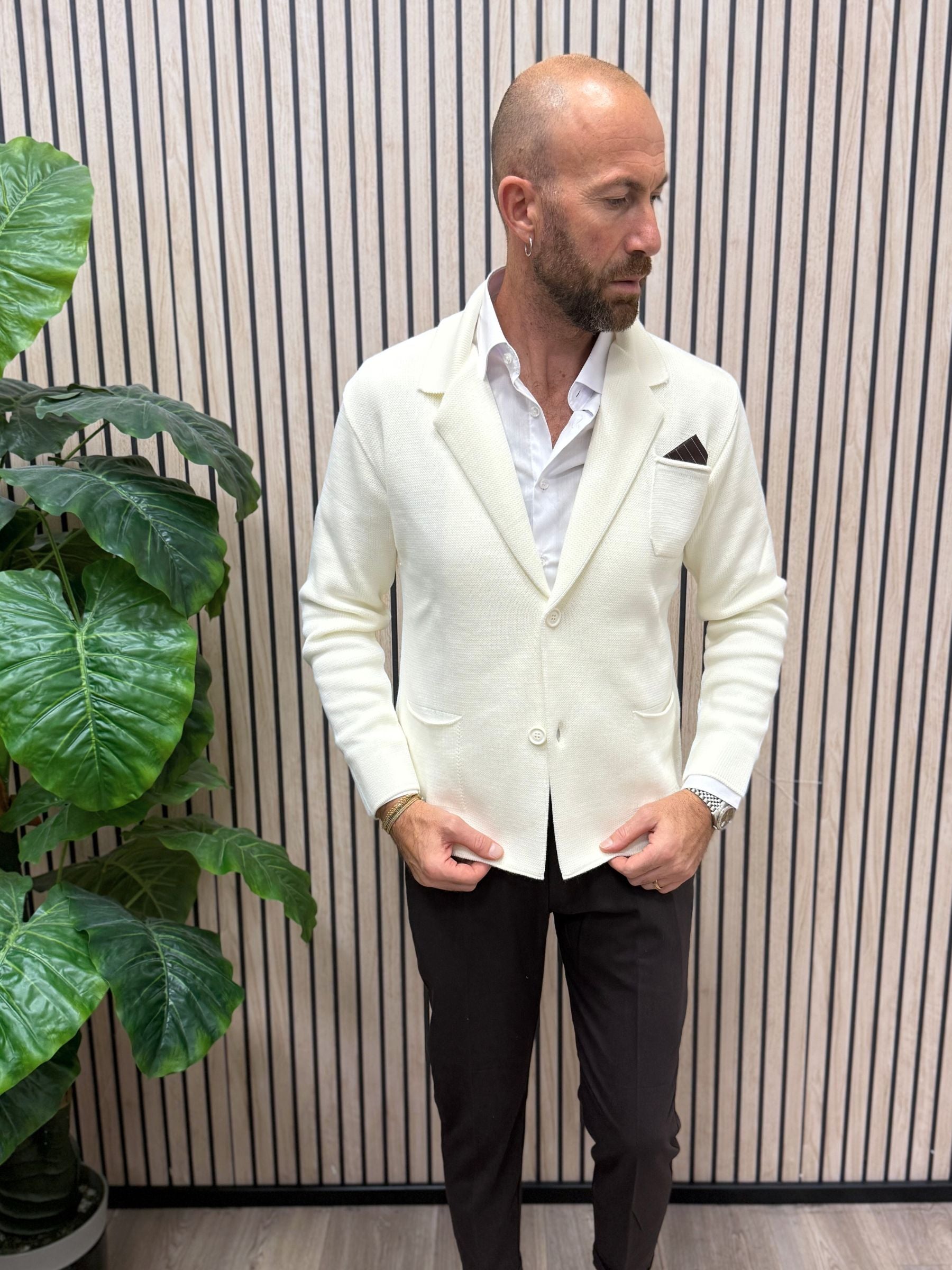 Cardigan/Giacca Panna