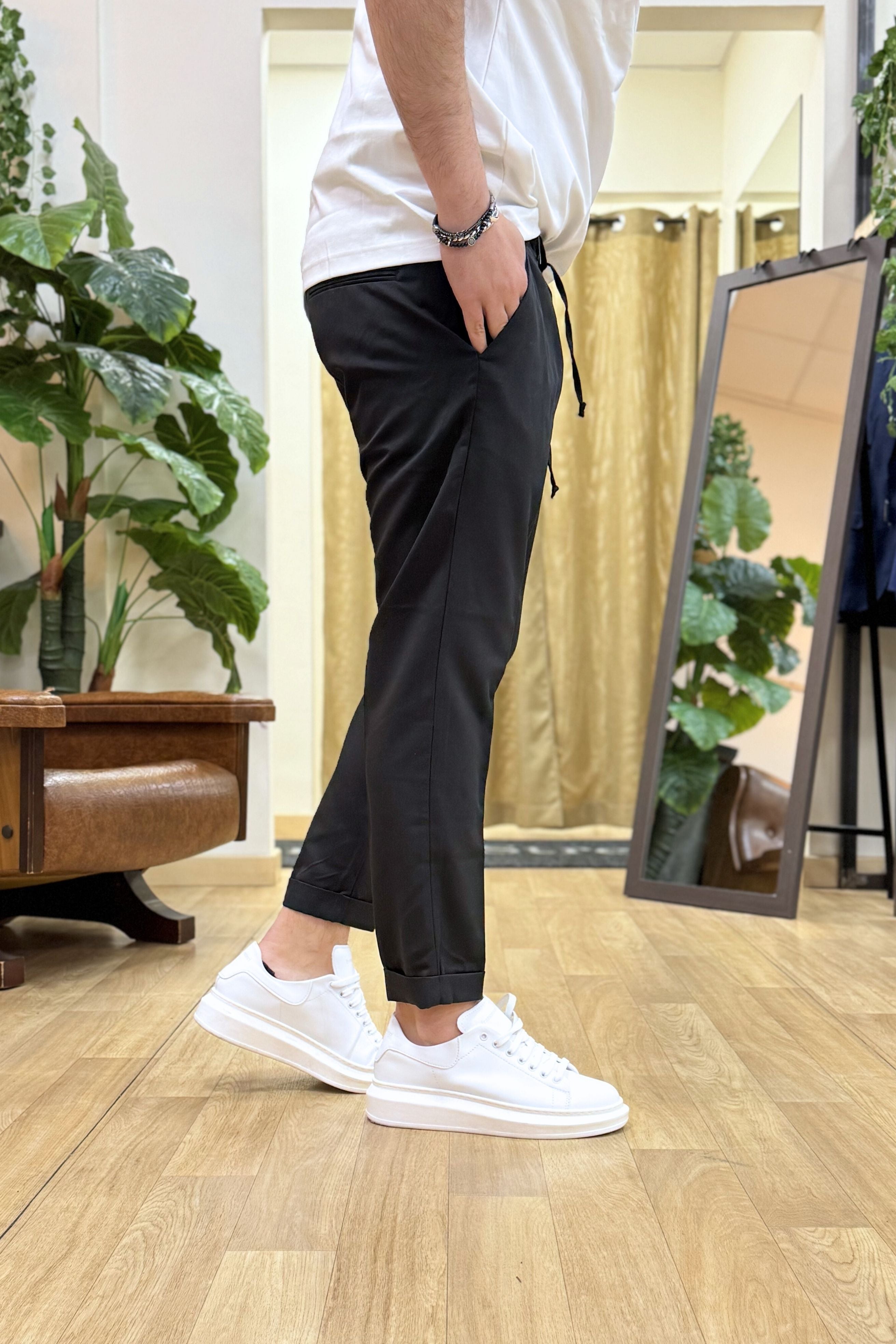 Pantalone Milano Capri Nero
