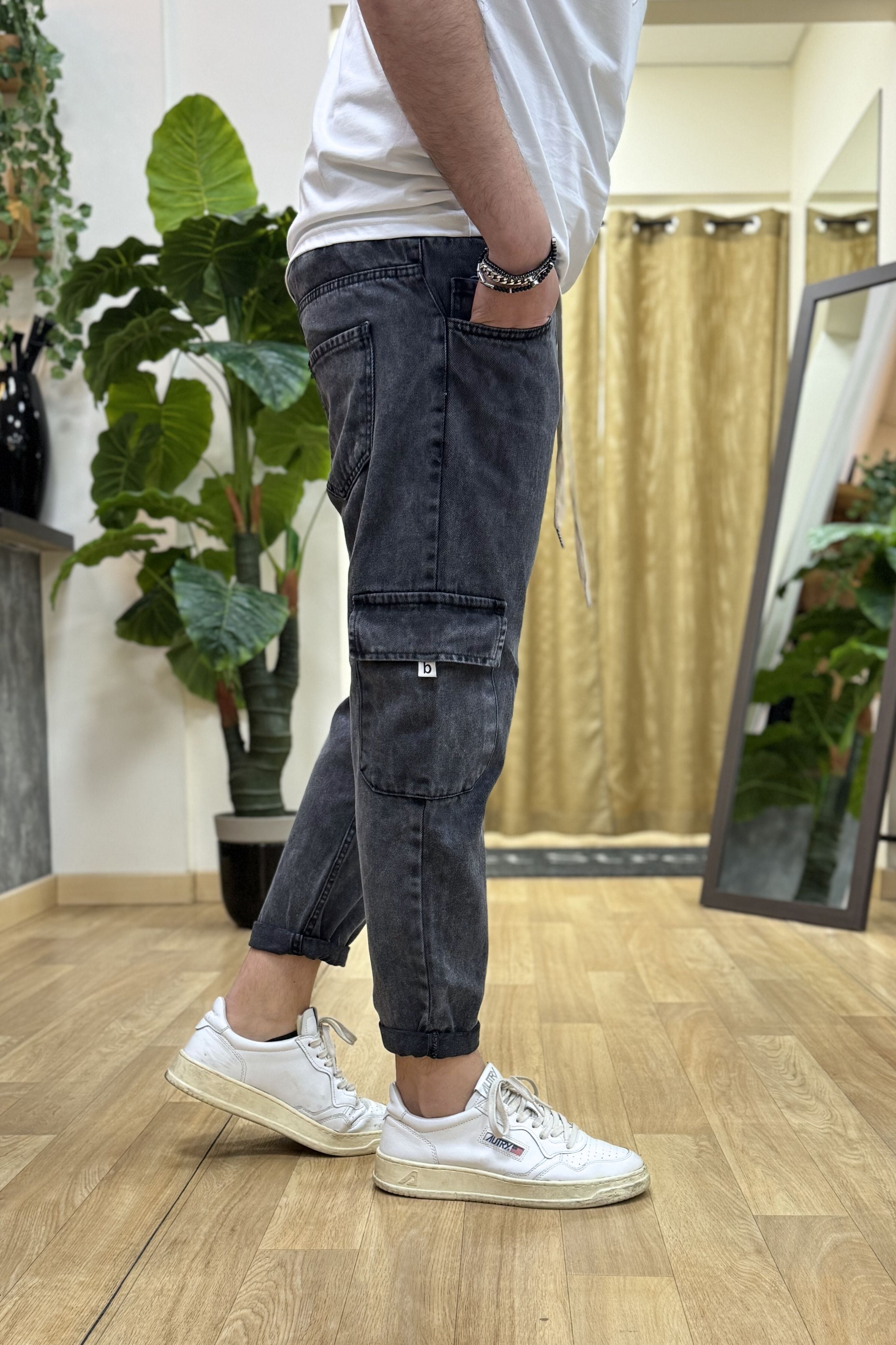 PantaJeans Cargo Nero