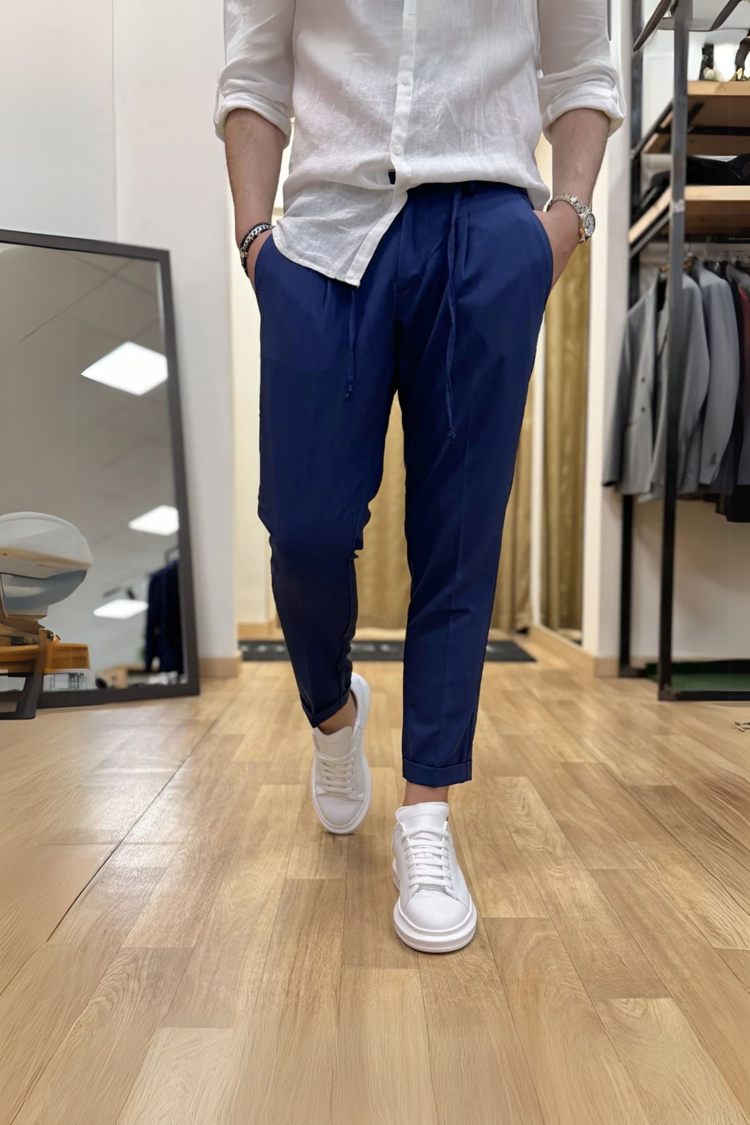 Pantalone Milano Capri Blu