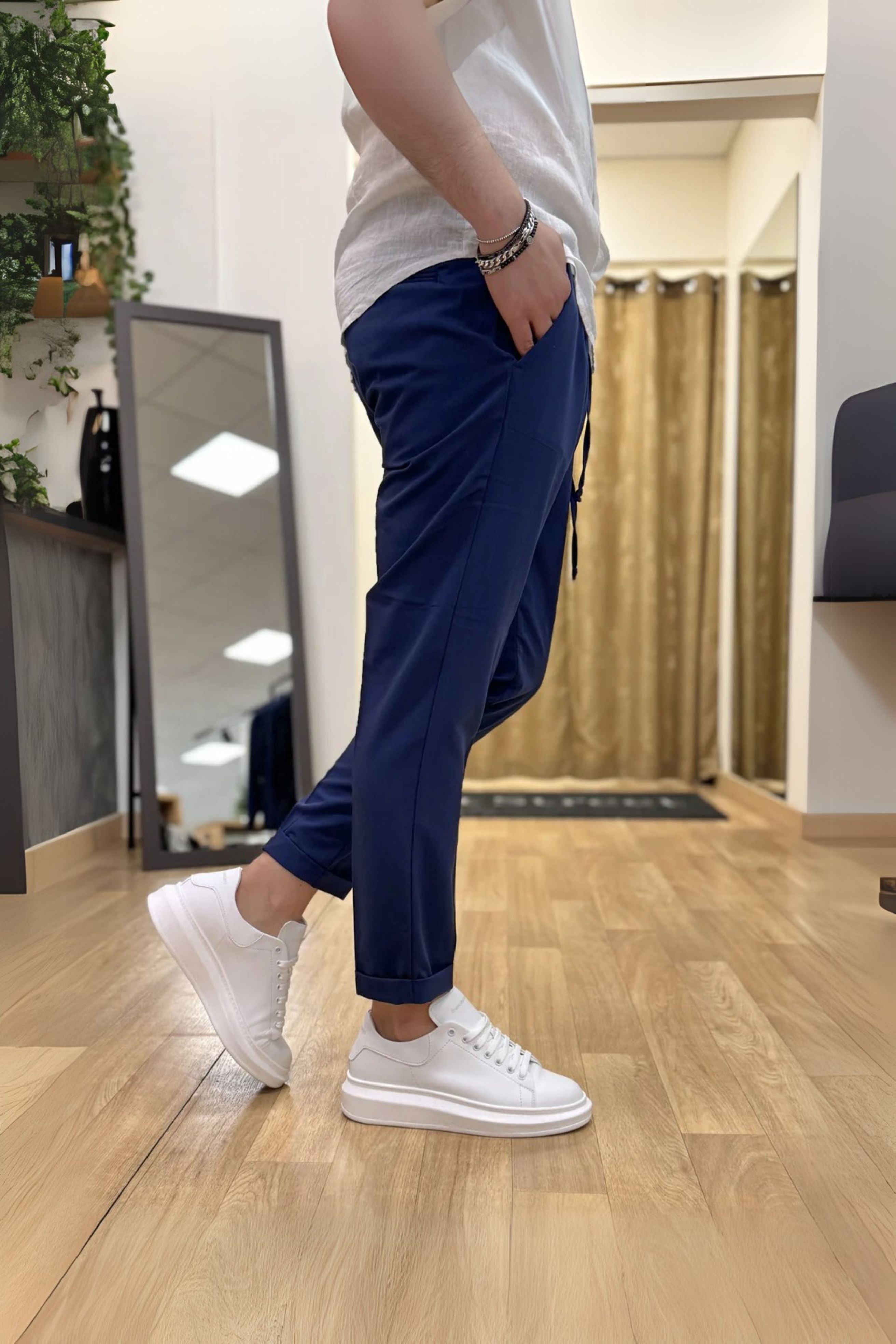 Pantalone Milano Capri Blu