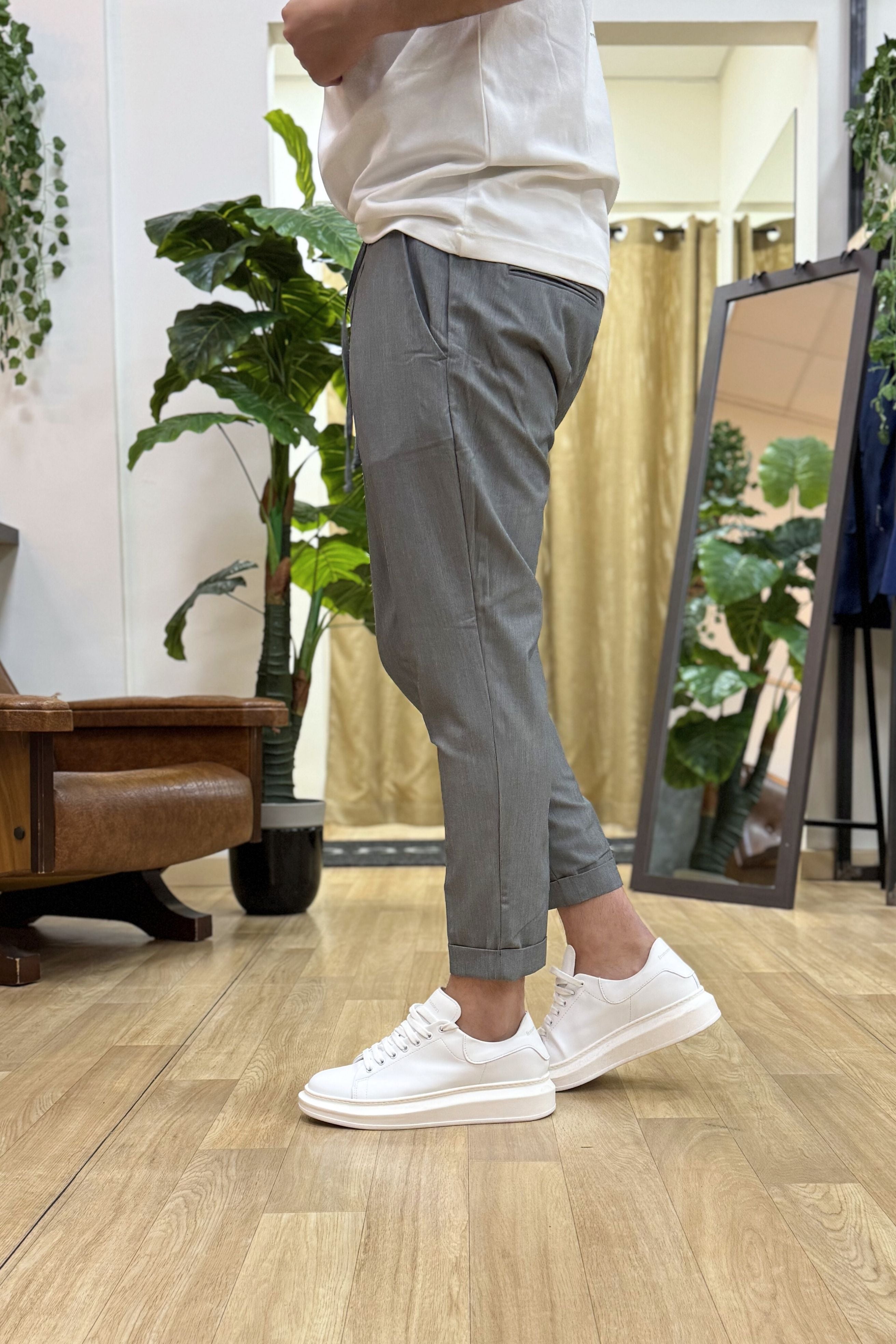 Pantalone Milano Capri Grigio