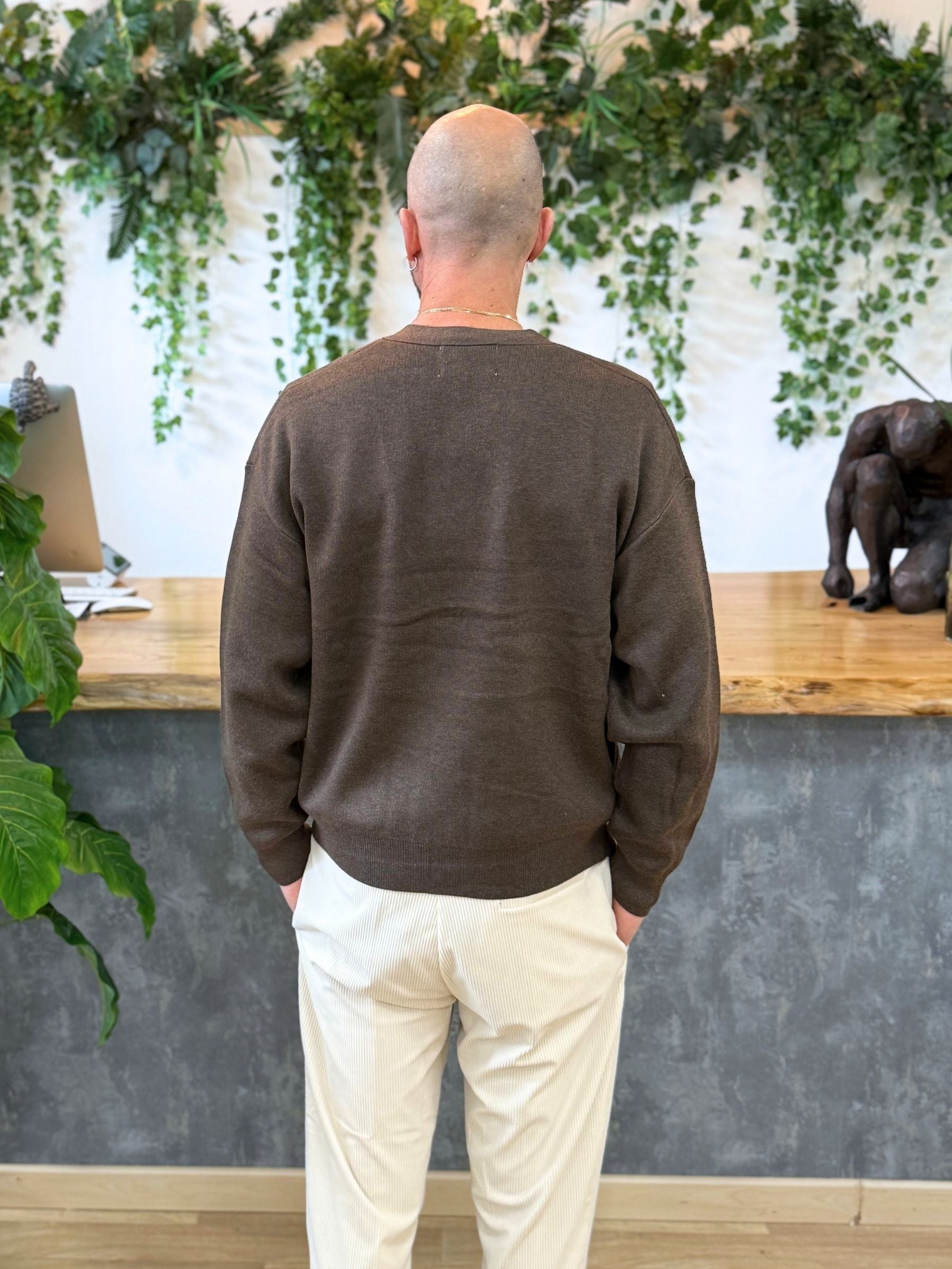 Cardigan Quib Marrone