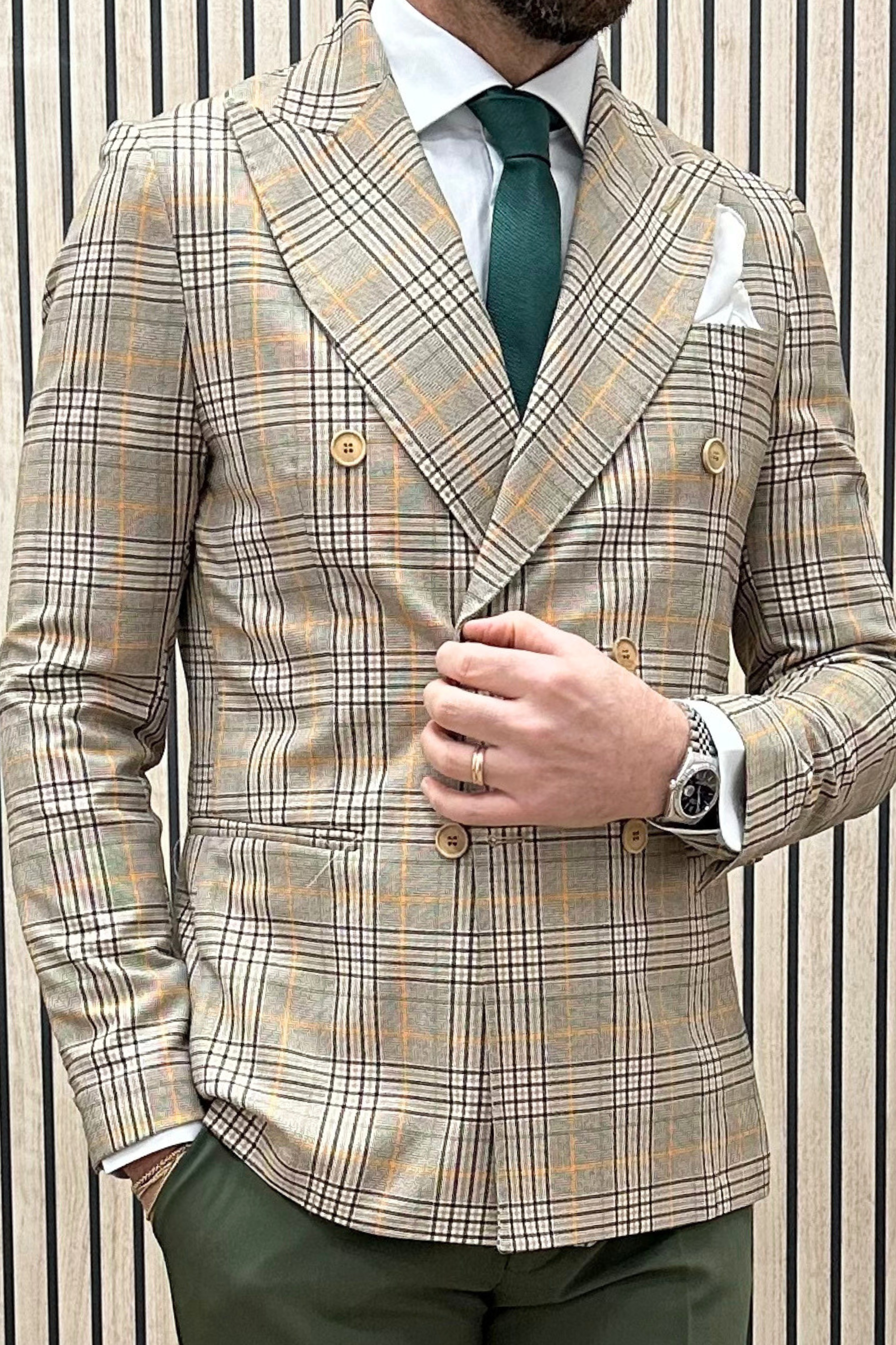 Giacca DoppioPetto Picasso Beige