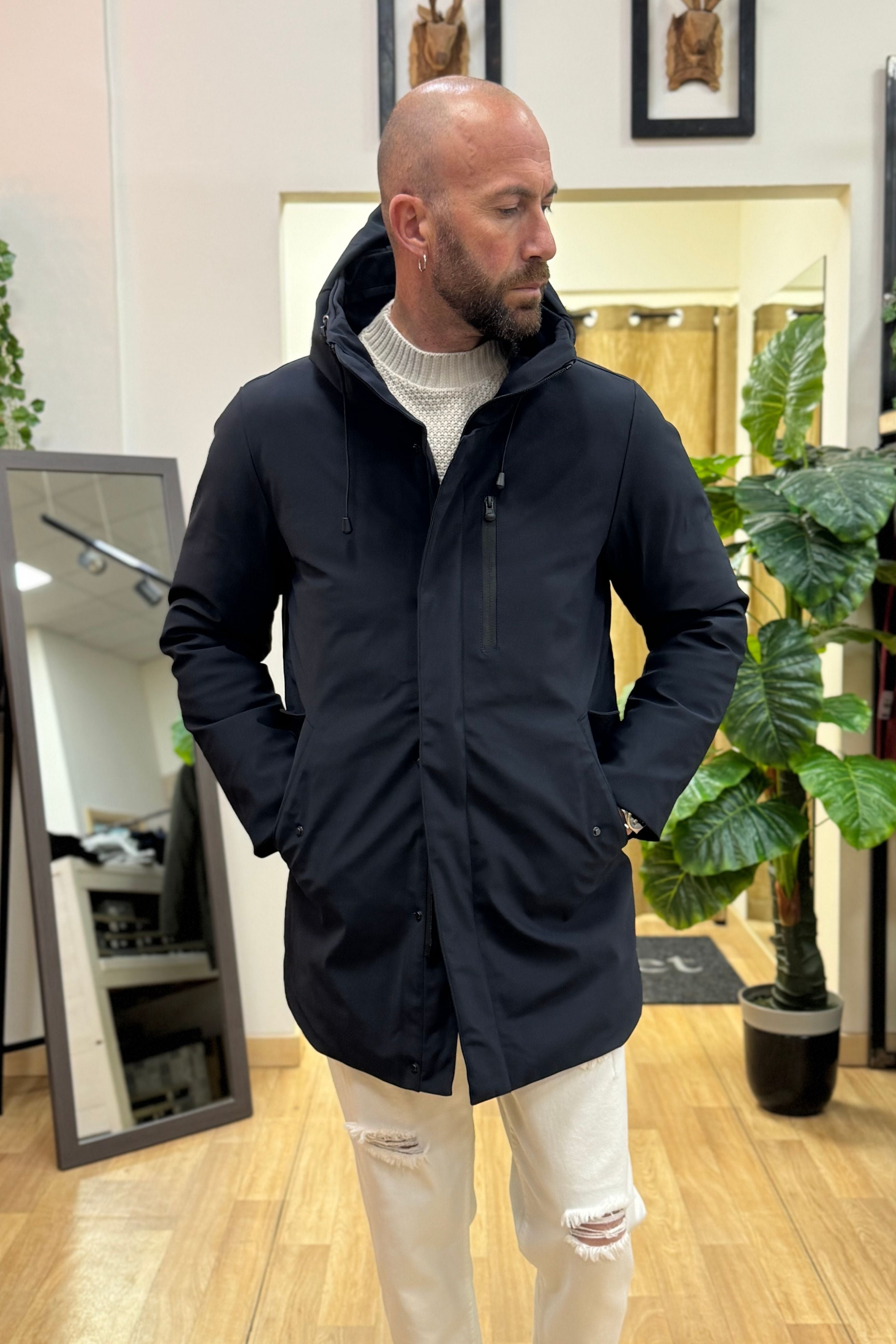 Giubbino London Blu