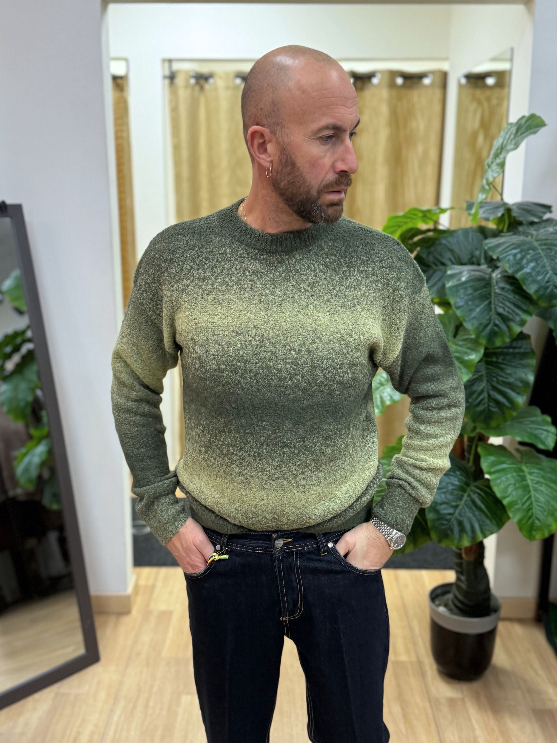 Maglioncino Bouclè Verdone