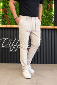 Pantalone No Stiro Beige