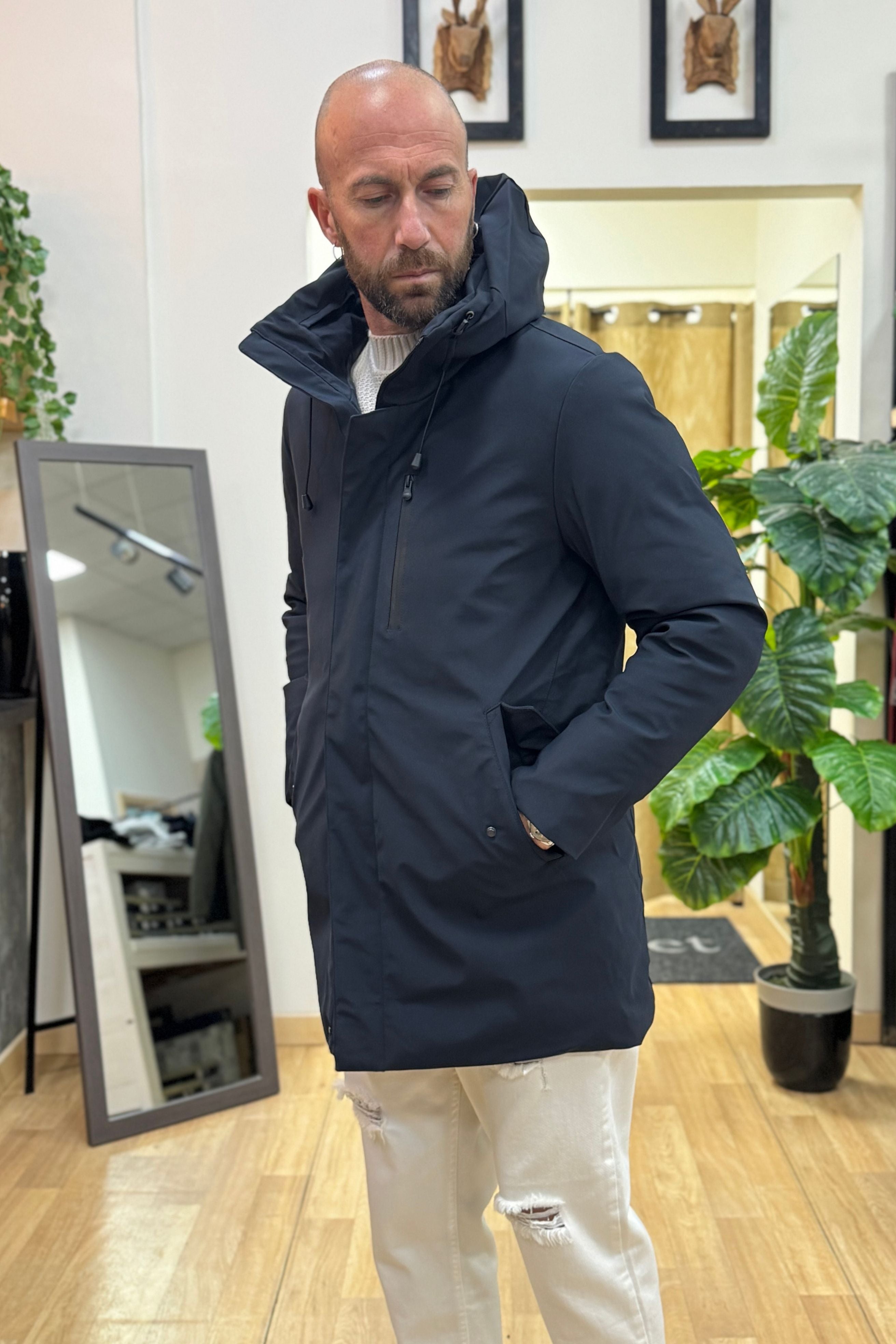 Giubbino London Blu