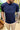 T-Shirt Basic Filo di Scozia Blu
