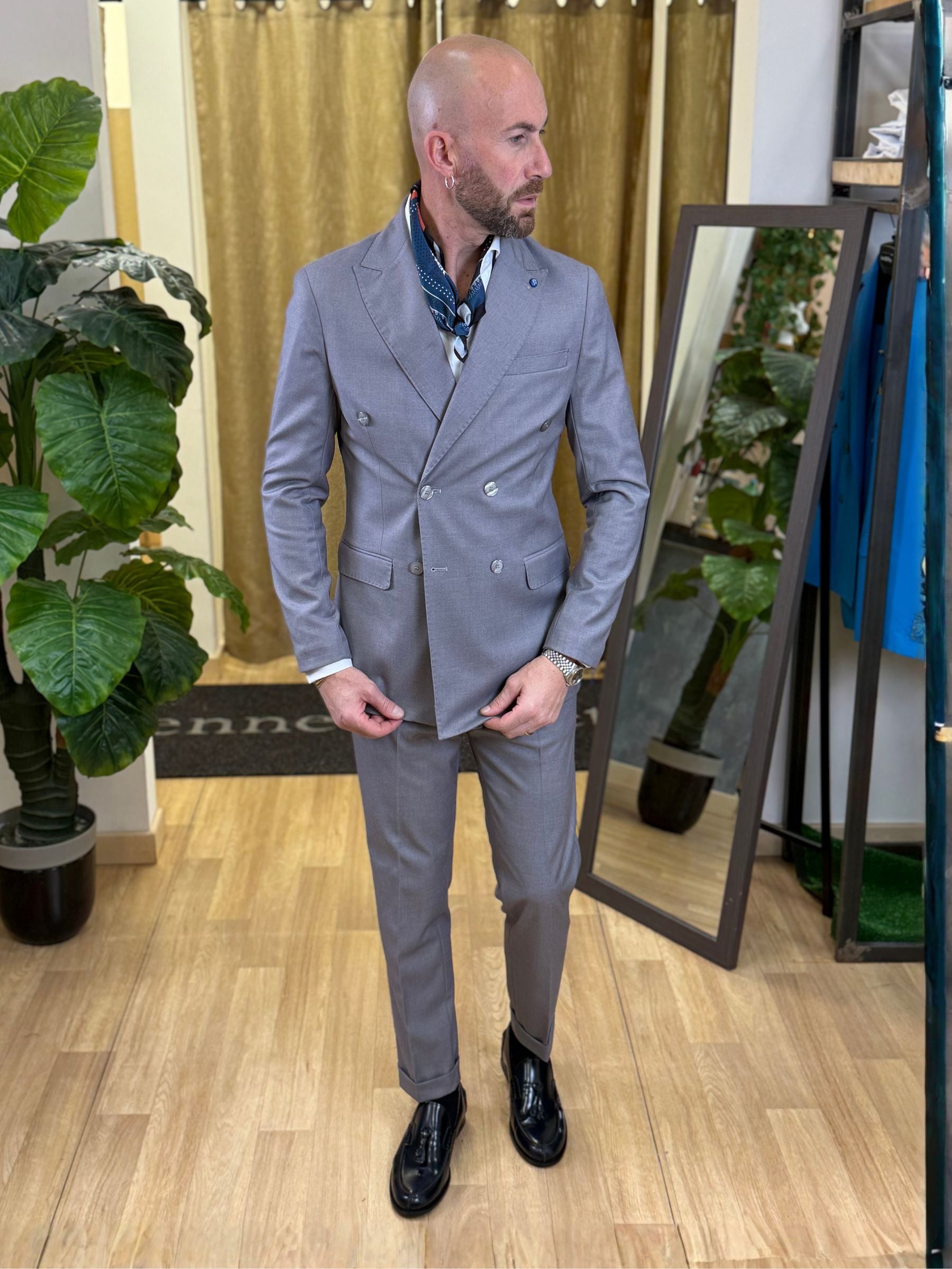 Abito DoppioPetto Milano Grigio