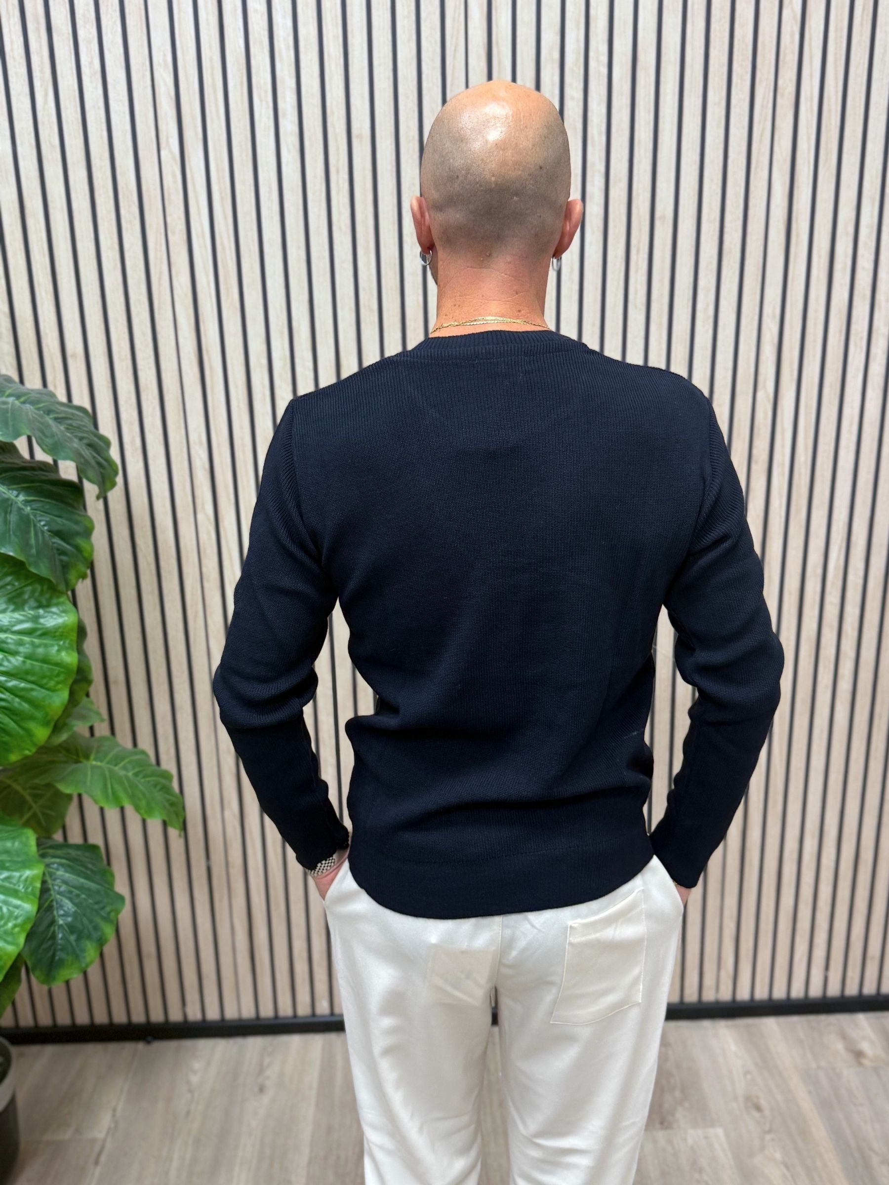 Maglioncino GiroGola In Filo MF 2.0 Blu