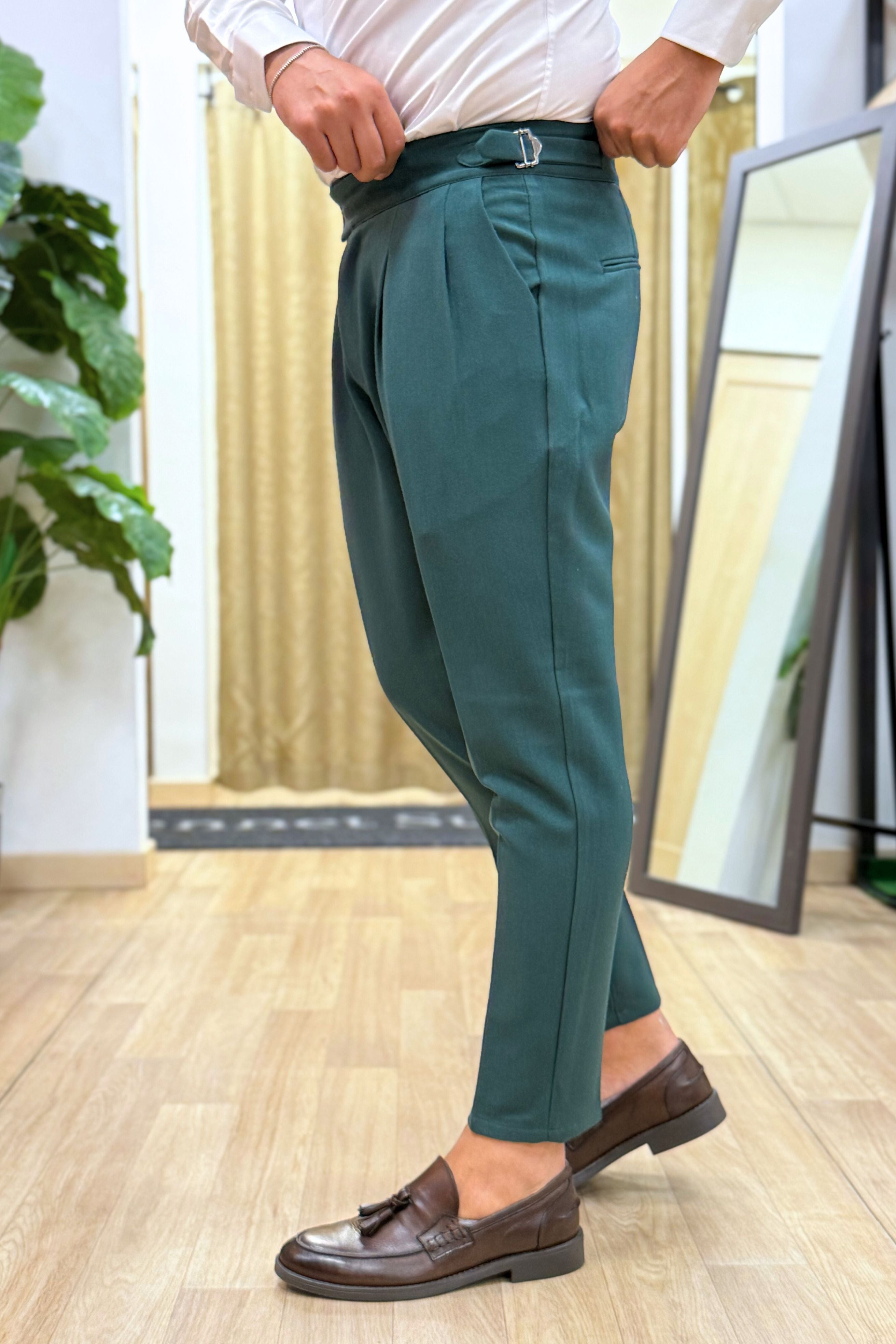 Pantalone MonteCarlo Verde Gucci