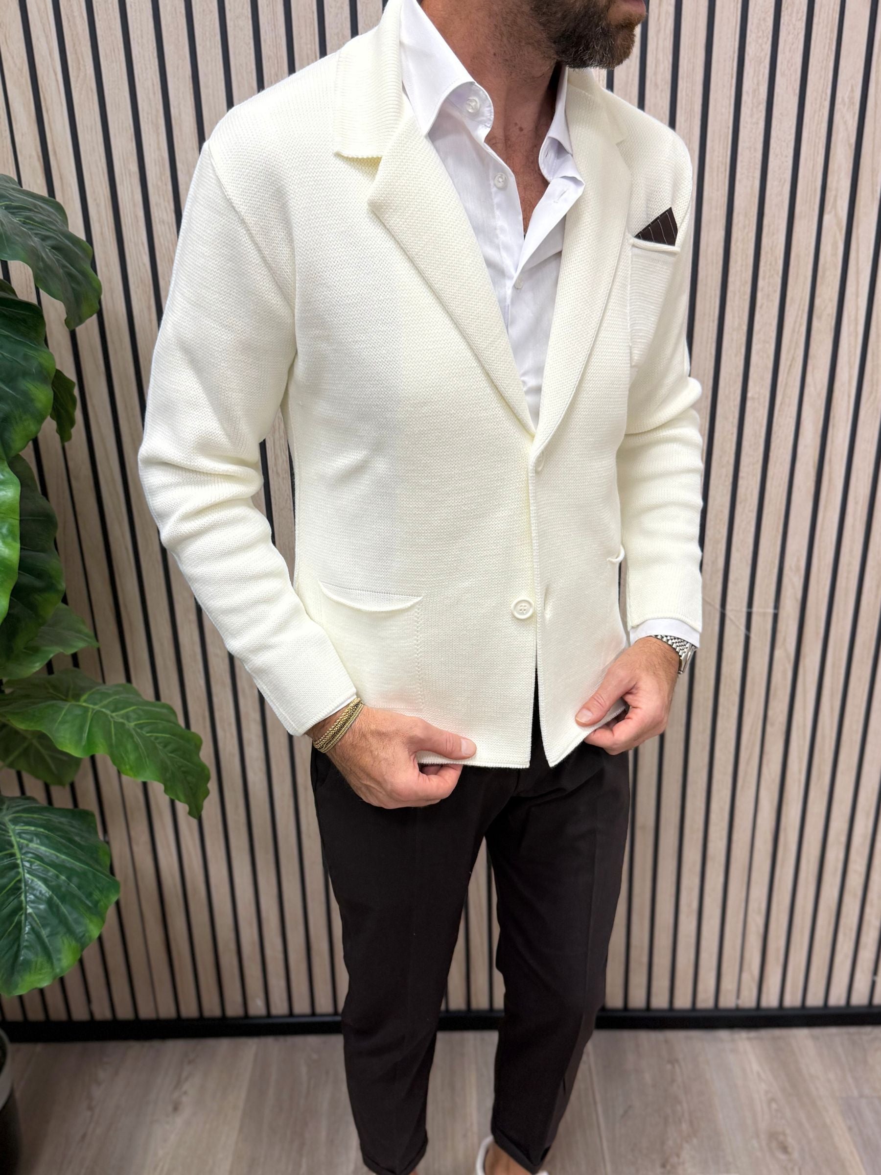Cardigan/Giacca Panna