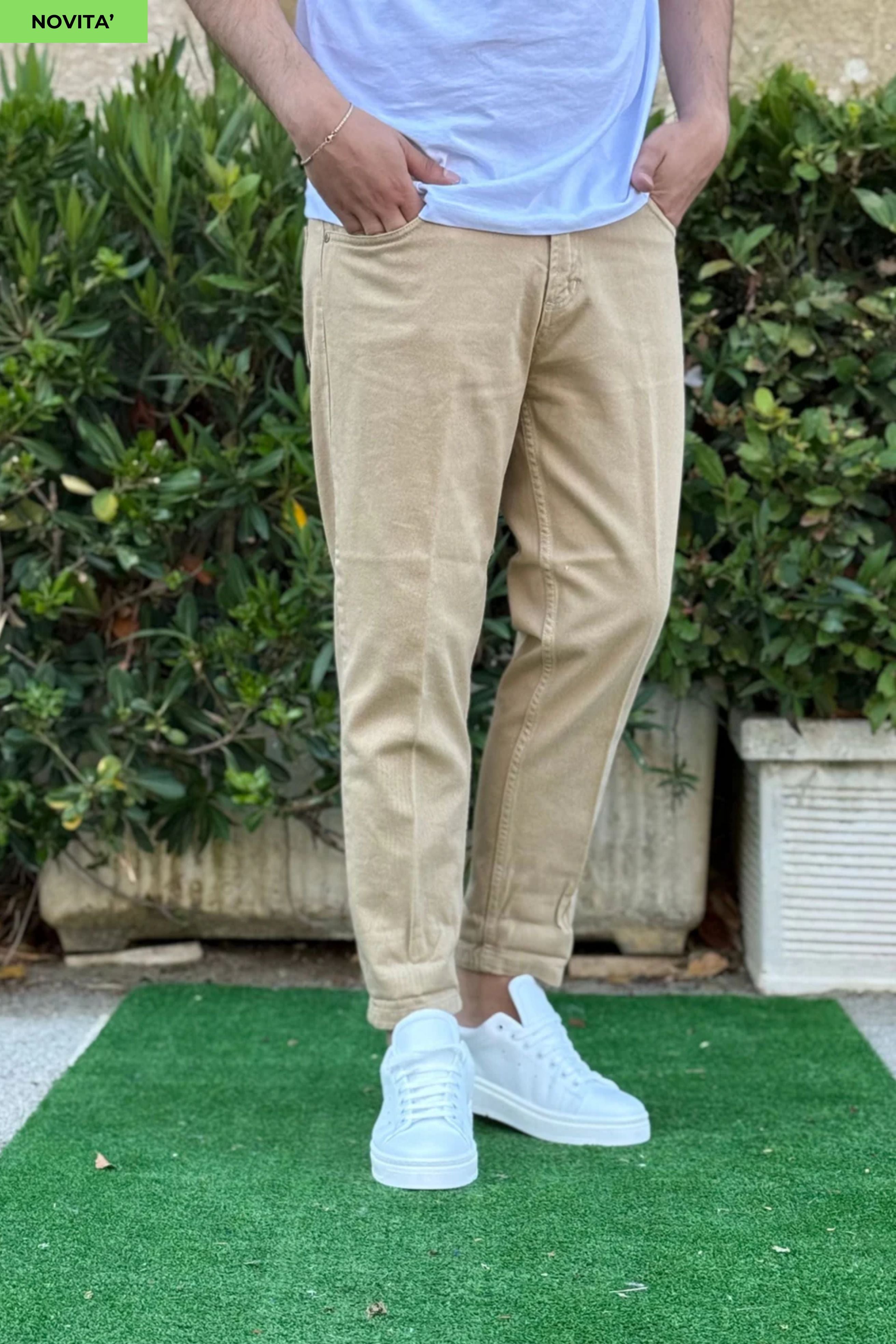 Jeans Cr Beige