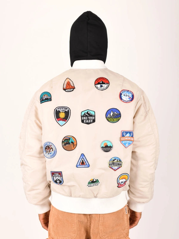 Bomber Berna foderato con patch