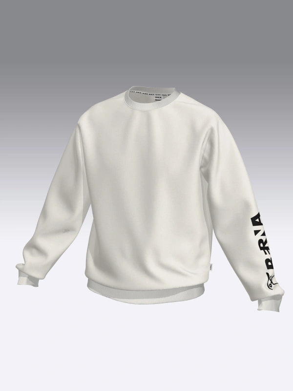 Felpa Berna girocollo logata sportswear