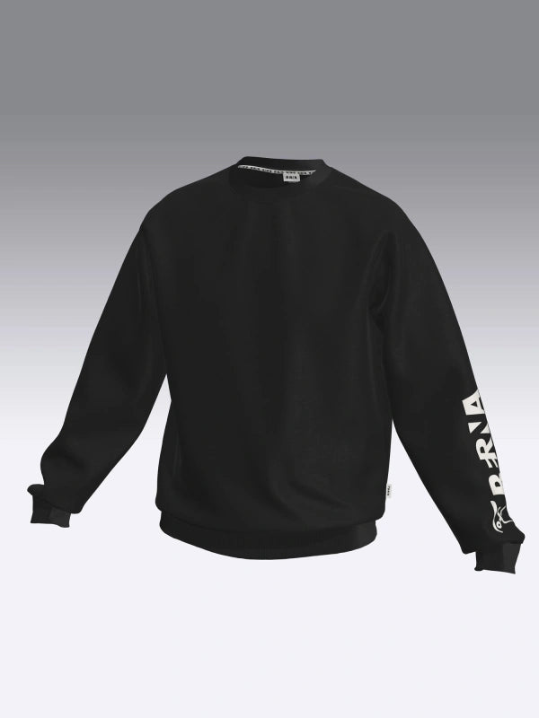 Felpa Berna girocollo logata sportswear