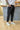 Jeans Nero A Strappi